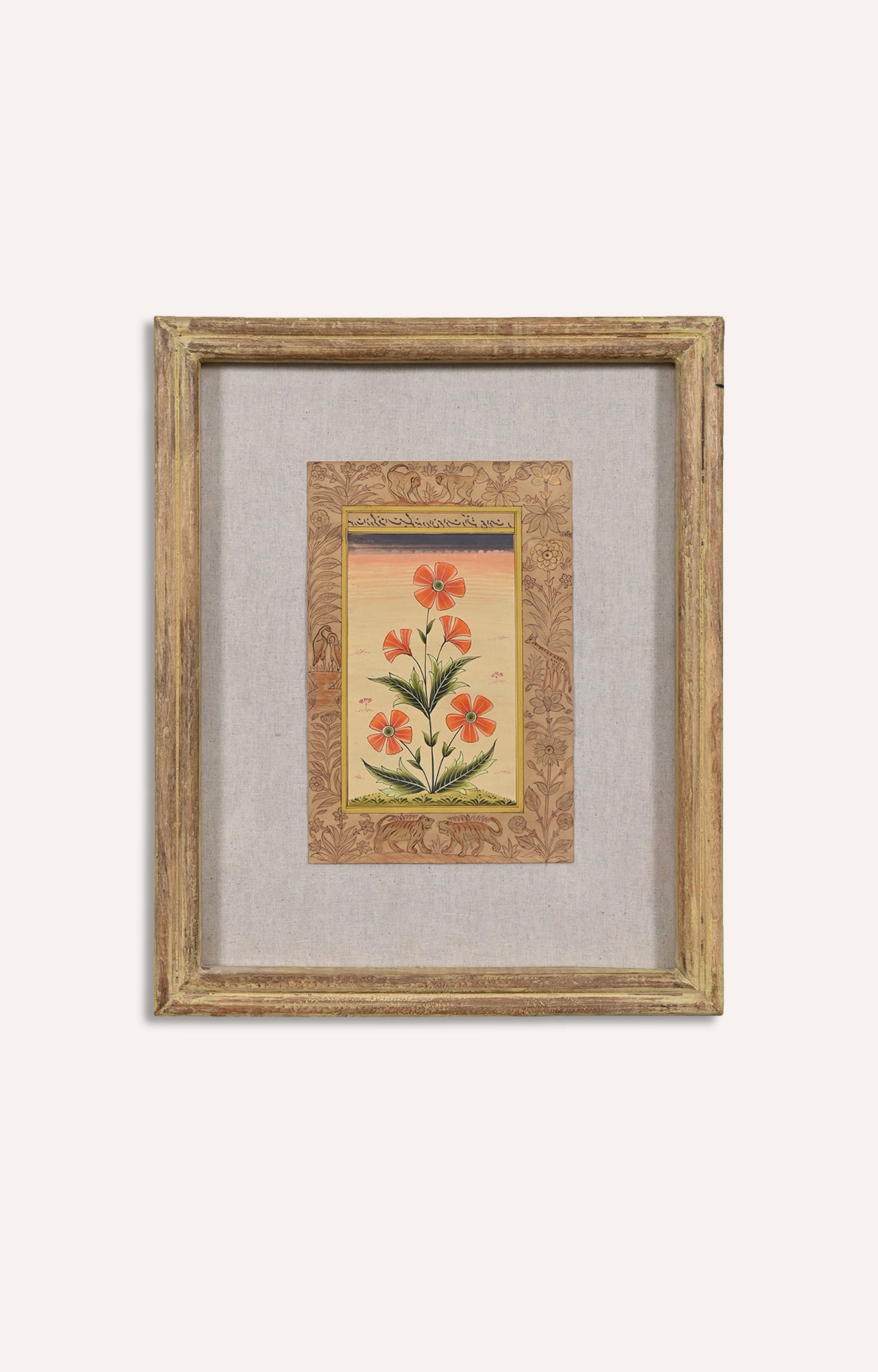 Miniature botanical hand painting (Framed)