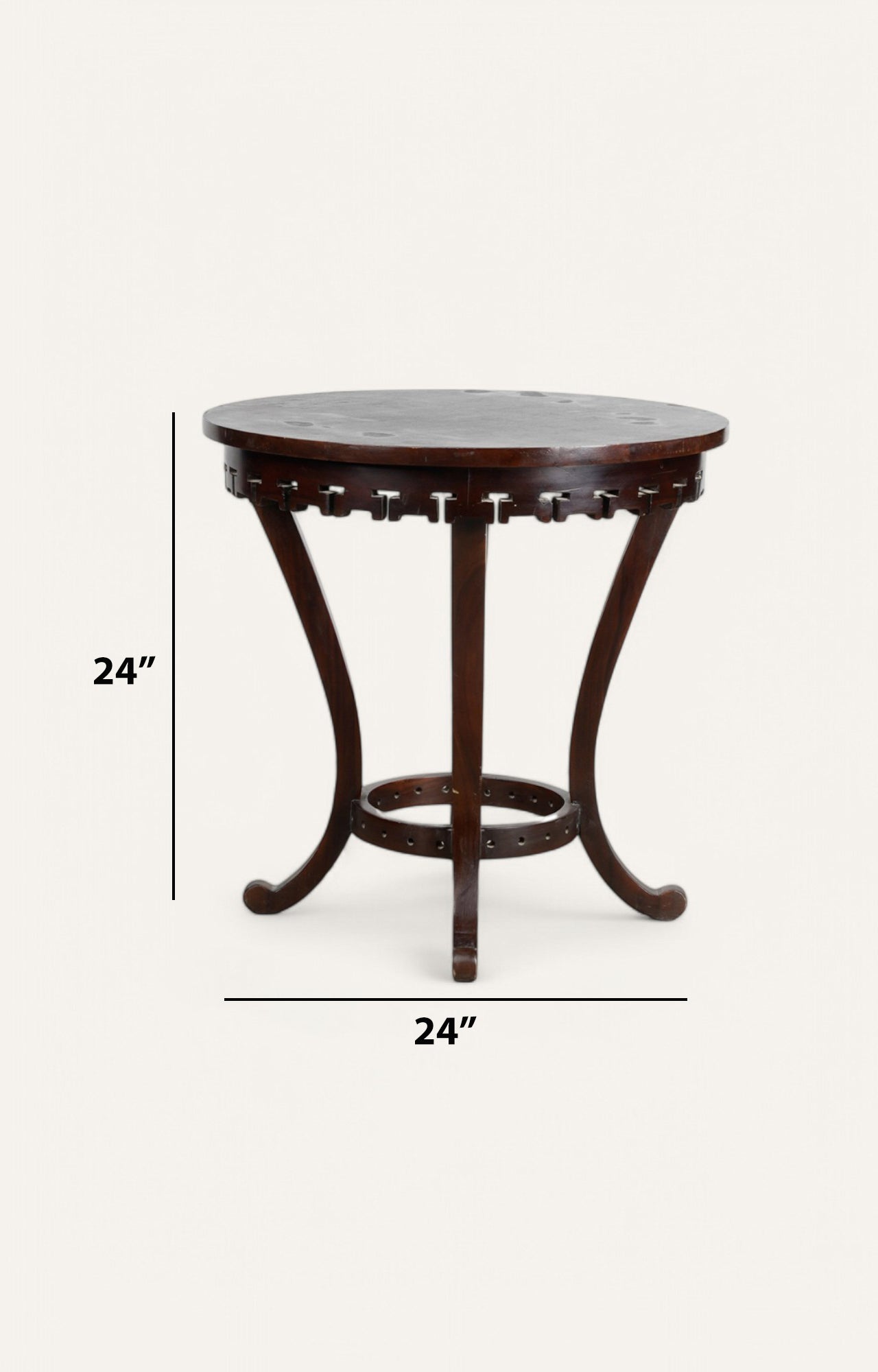 Traditional Round Side Table