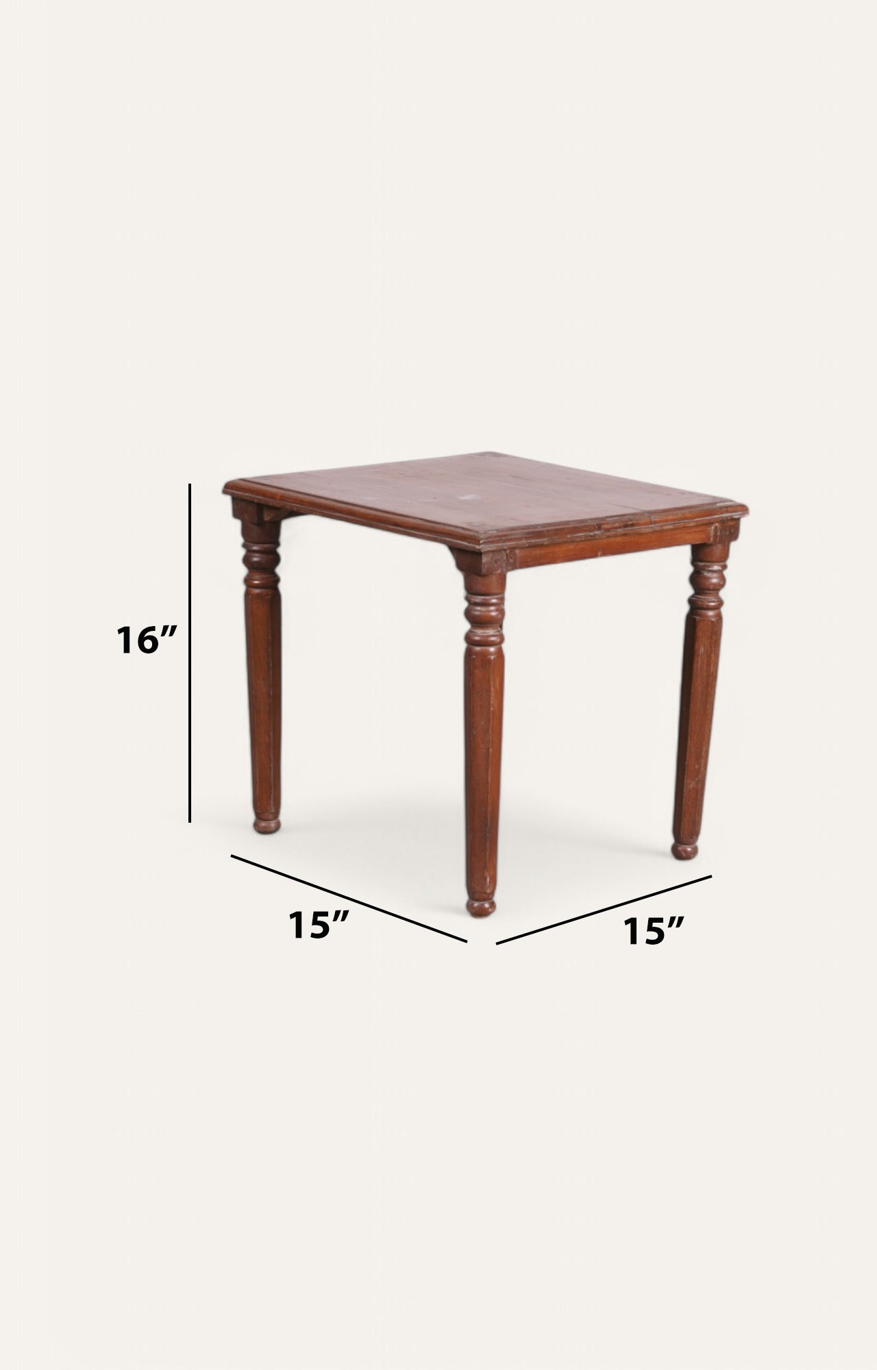 Brown Wooden Side Table