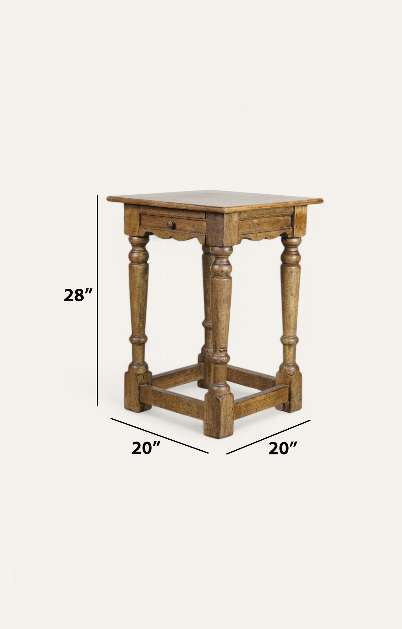 Traditional Wooden Side Table