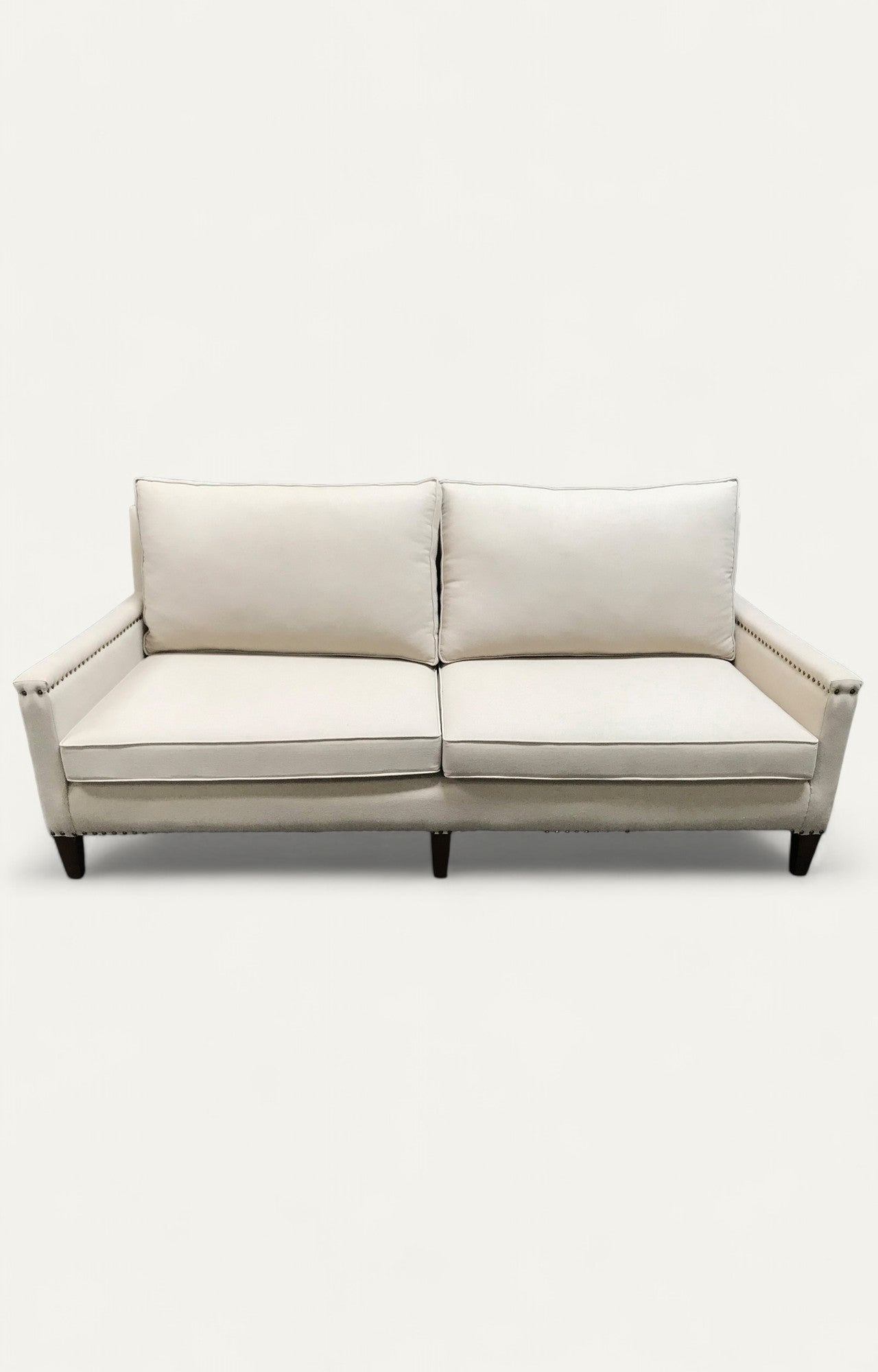 Upholstered White Sofa