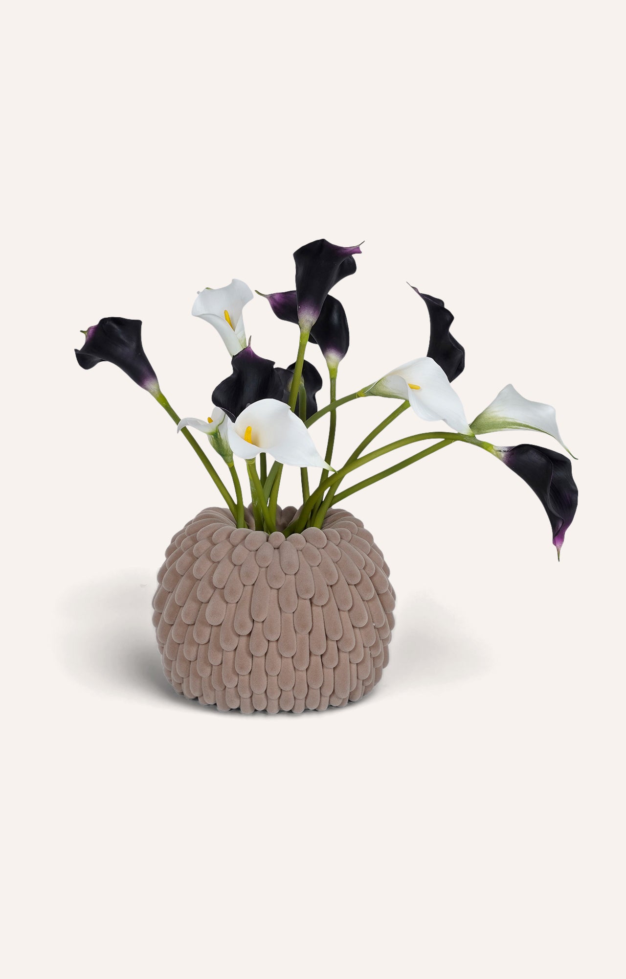 Fuzzy Texture Cactus Vase Set