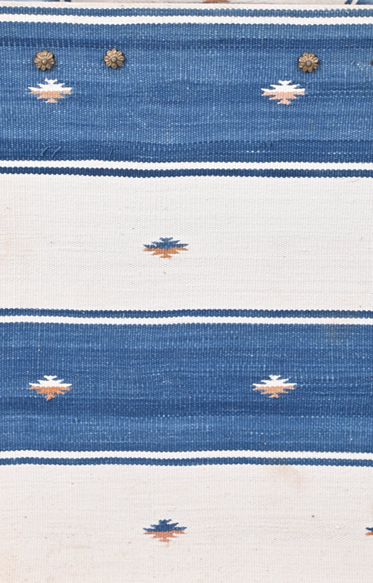 Striped Upholstered Laundry Bin_secondary