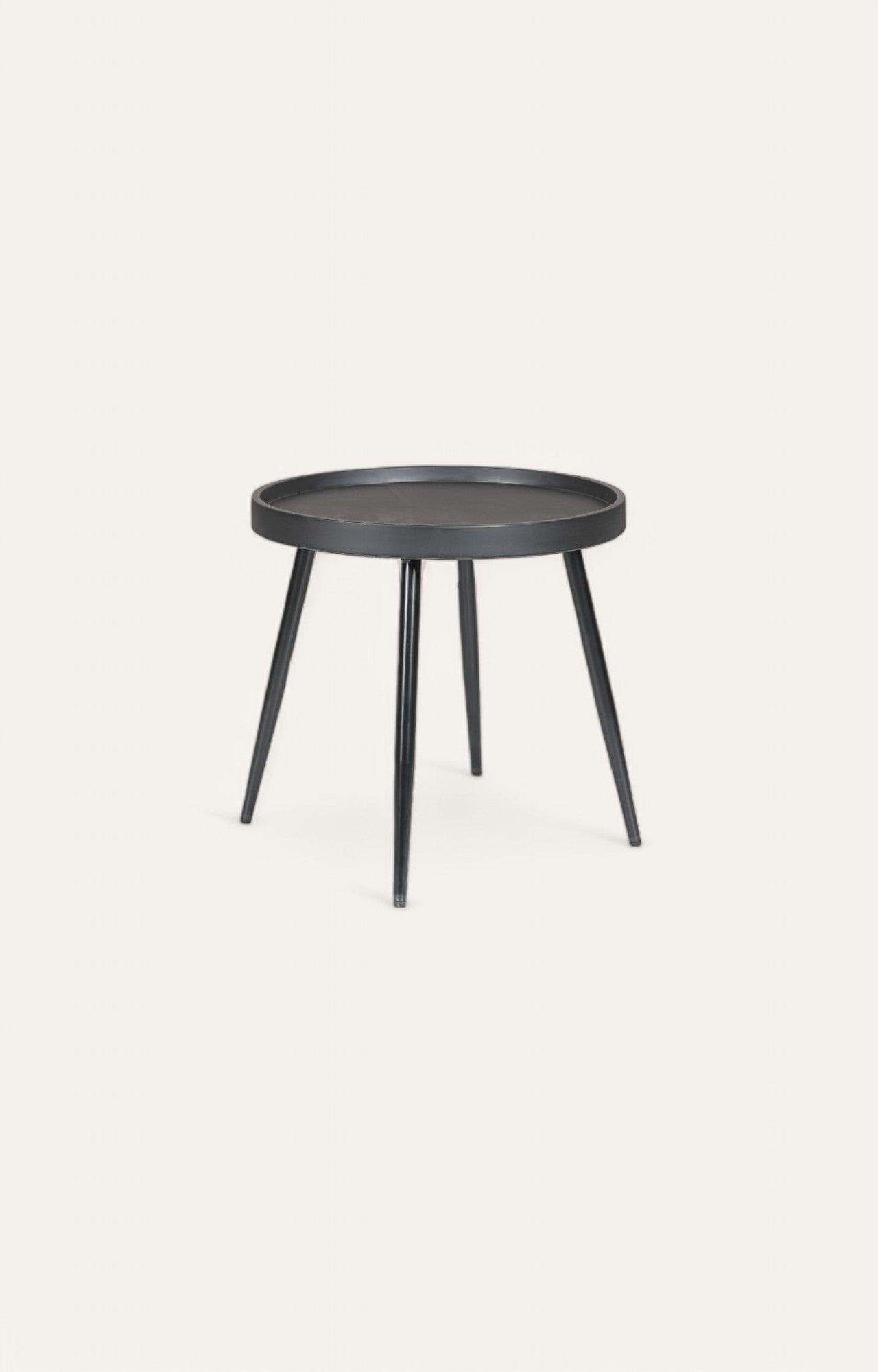 Matte Black Round Table