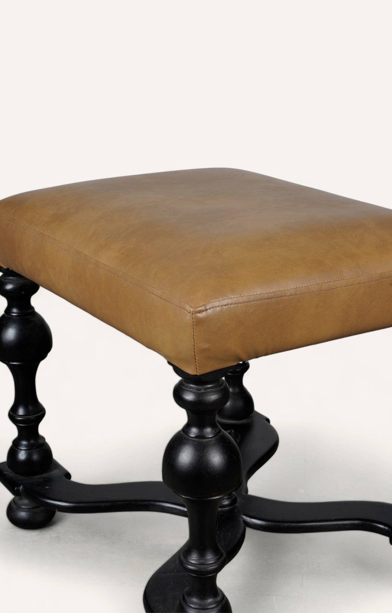 Vintage_Wooden_Square_Stool_detailed