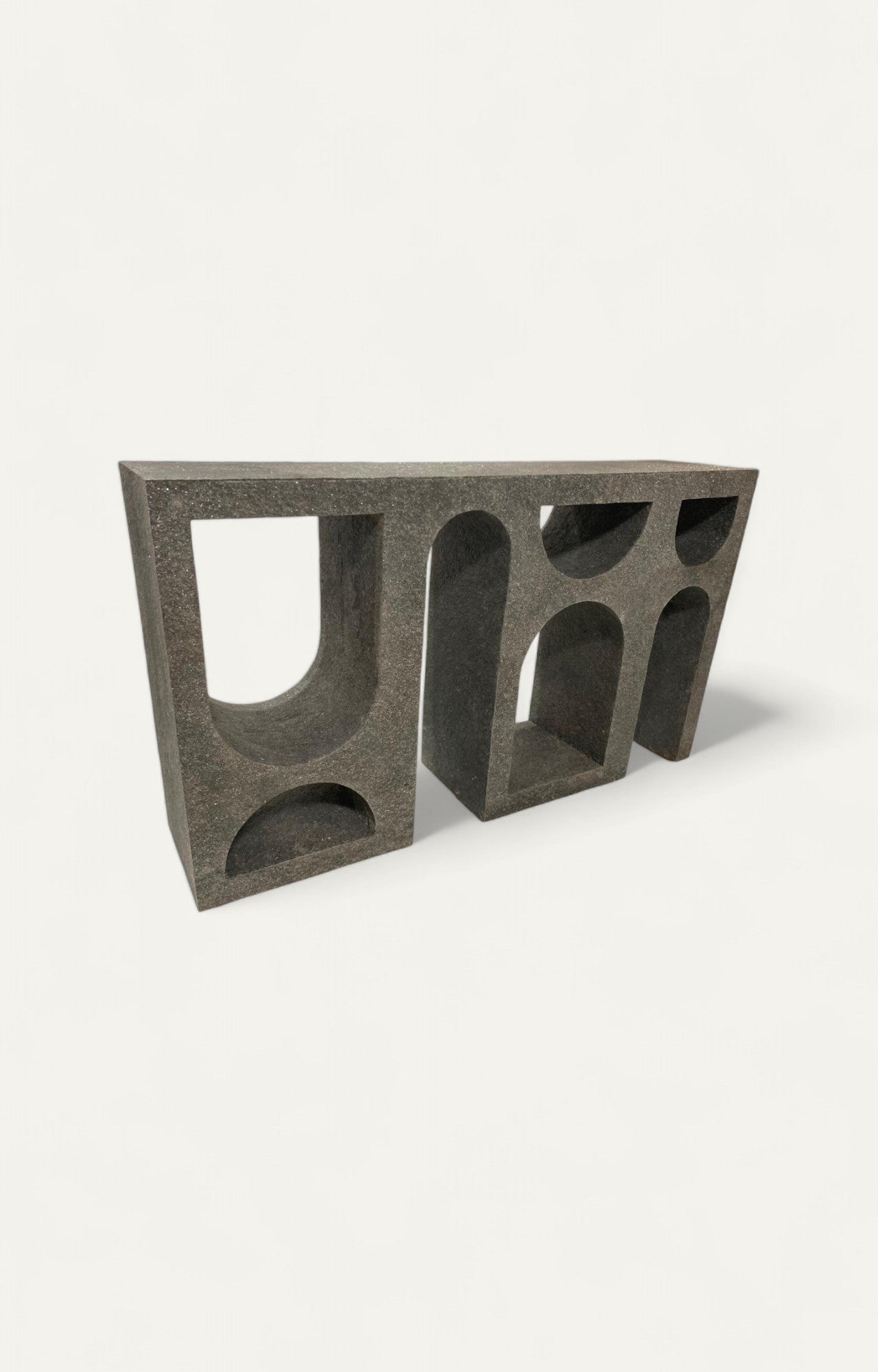 Stone veneer Console