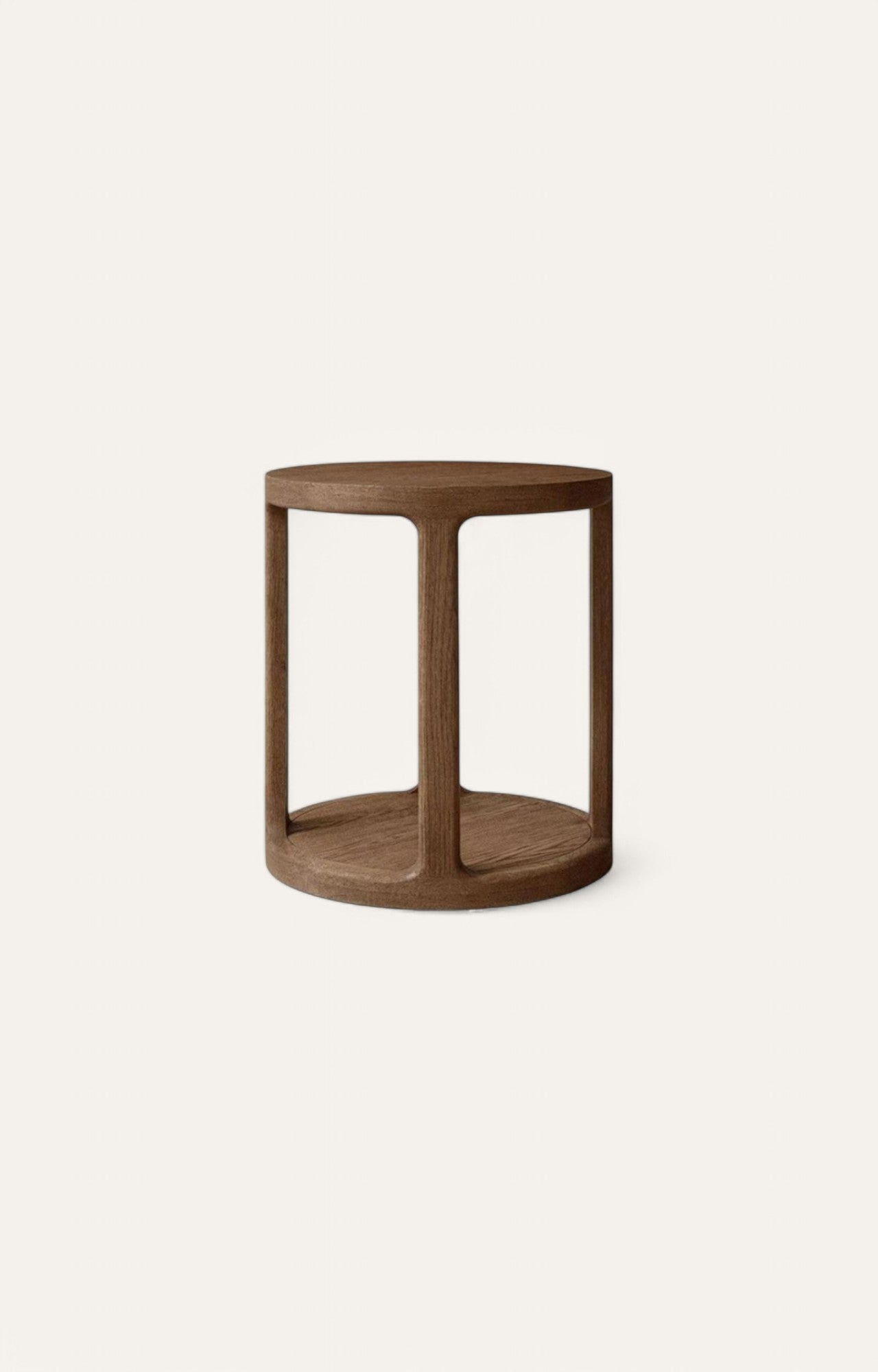 French Contemporary Round Side Table