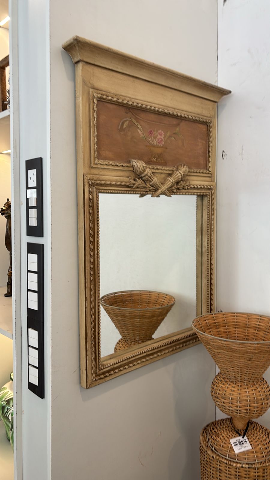 Distressed Gold Mirror