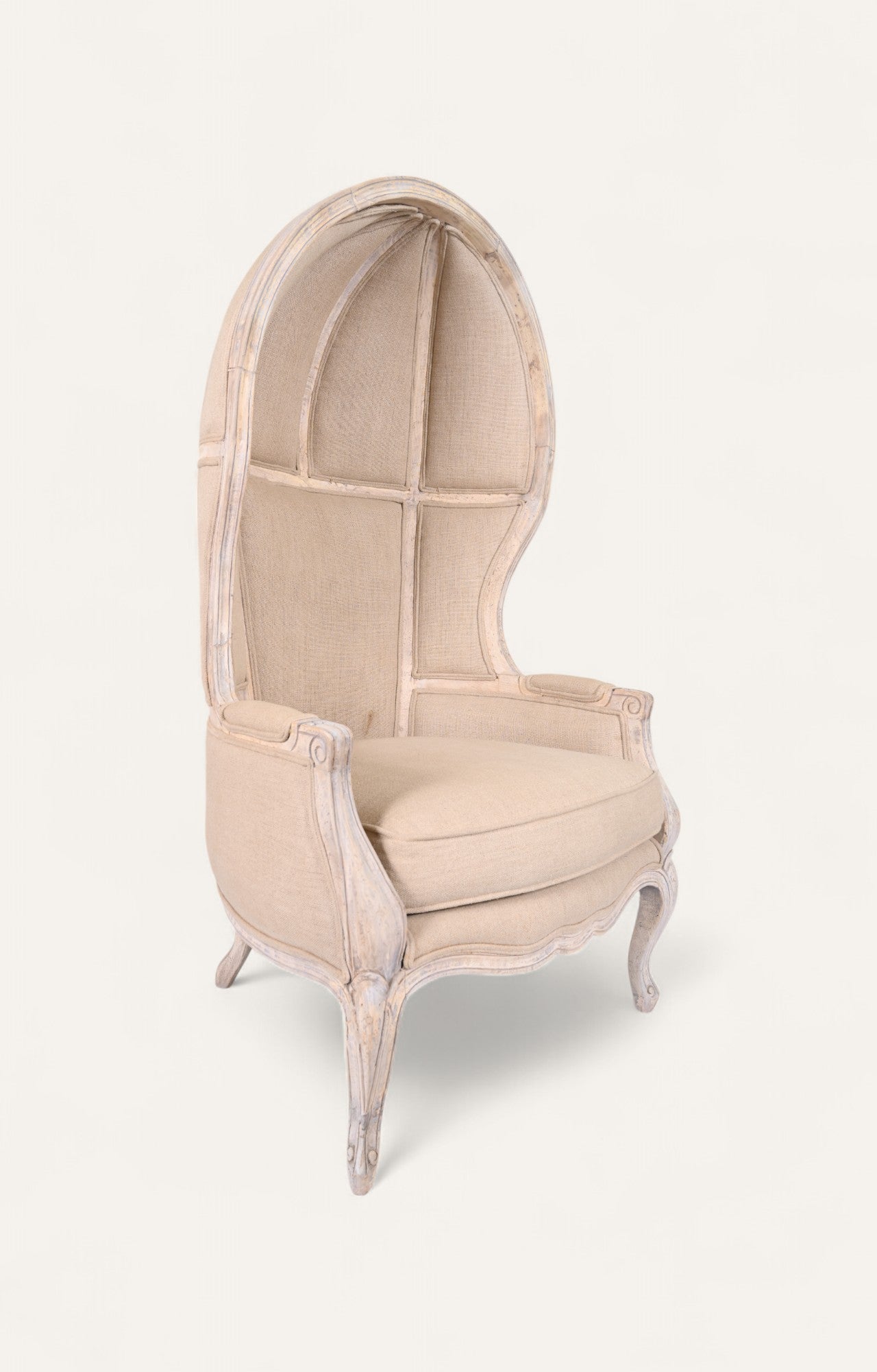 French Linen Canopy Sofa