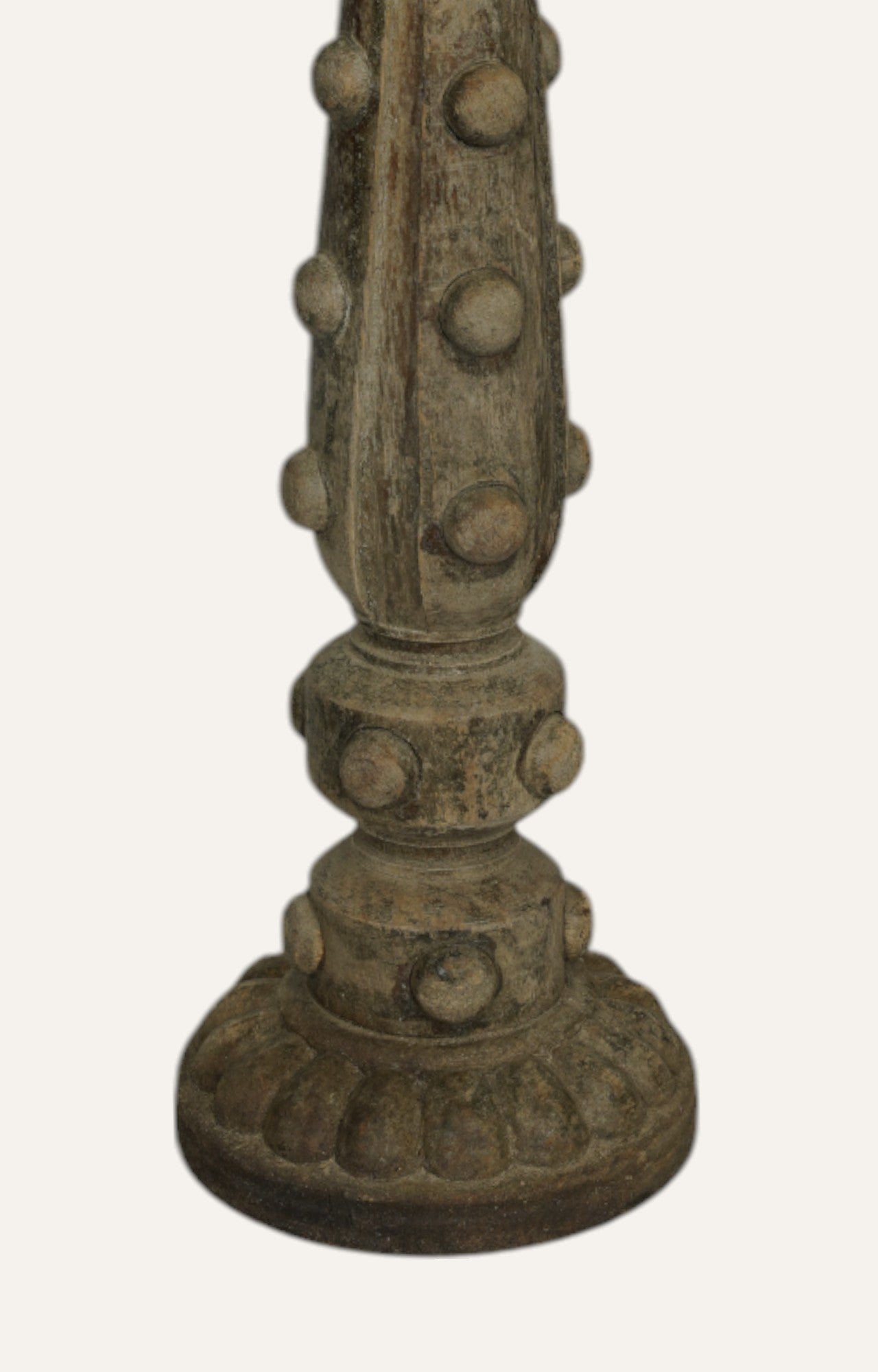 Moonlit Wooden Vintage Candle Stand