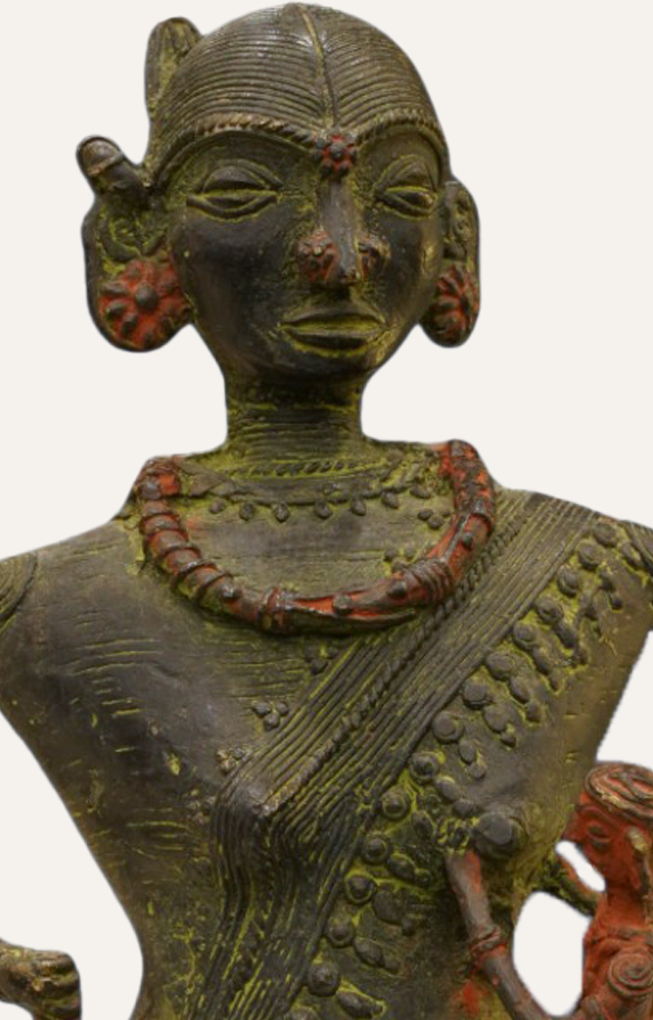 Dhokra Tribal Handcrafted Motherhood Life Bronze Figurine Home Décor