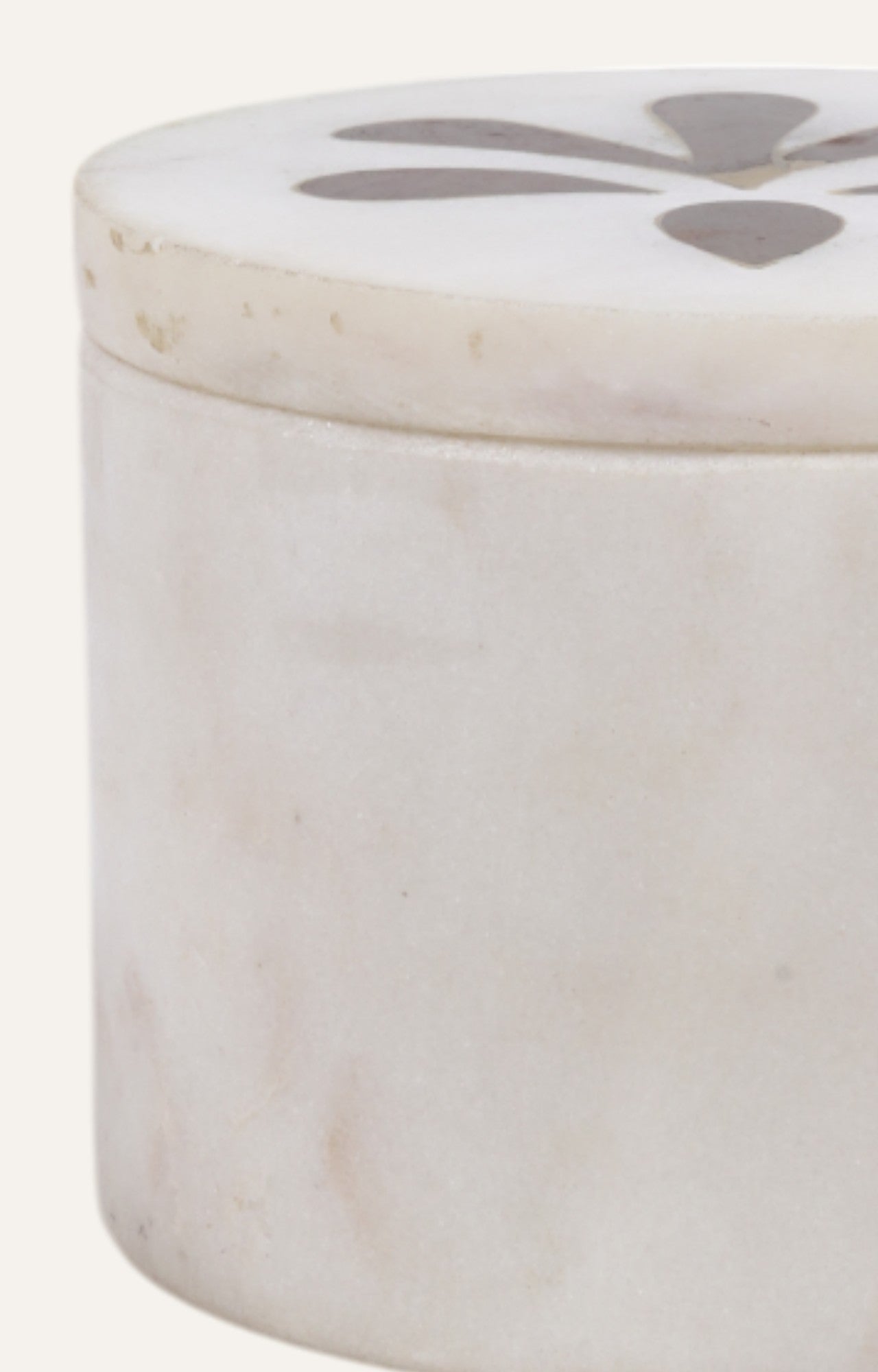 Brass Inlaid Marble Box