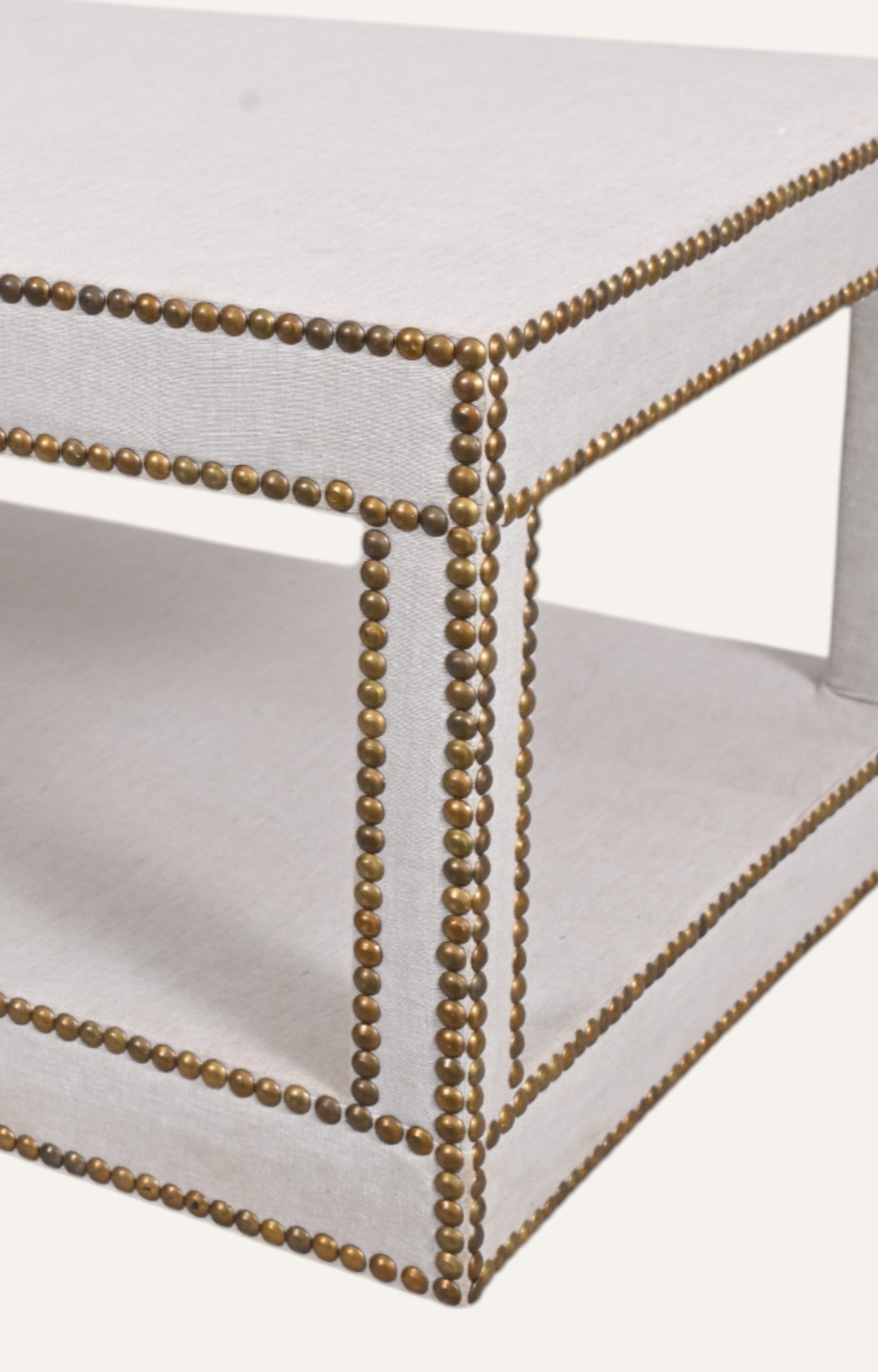 Linen Upholstred Coffee Table