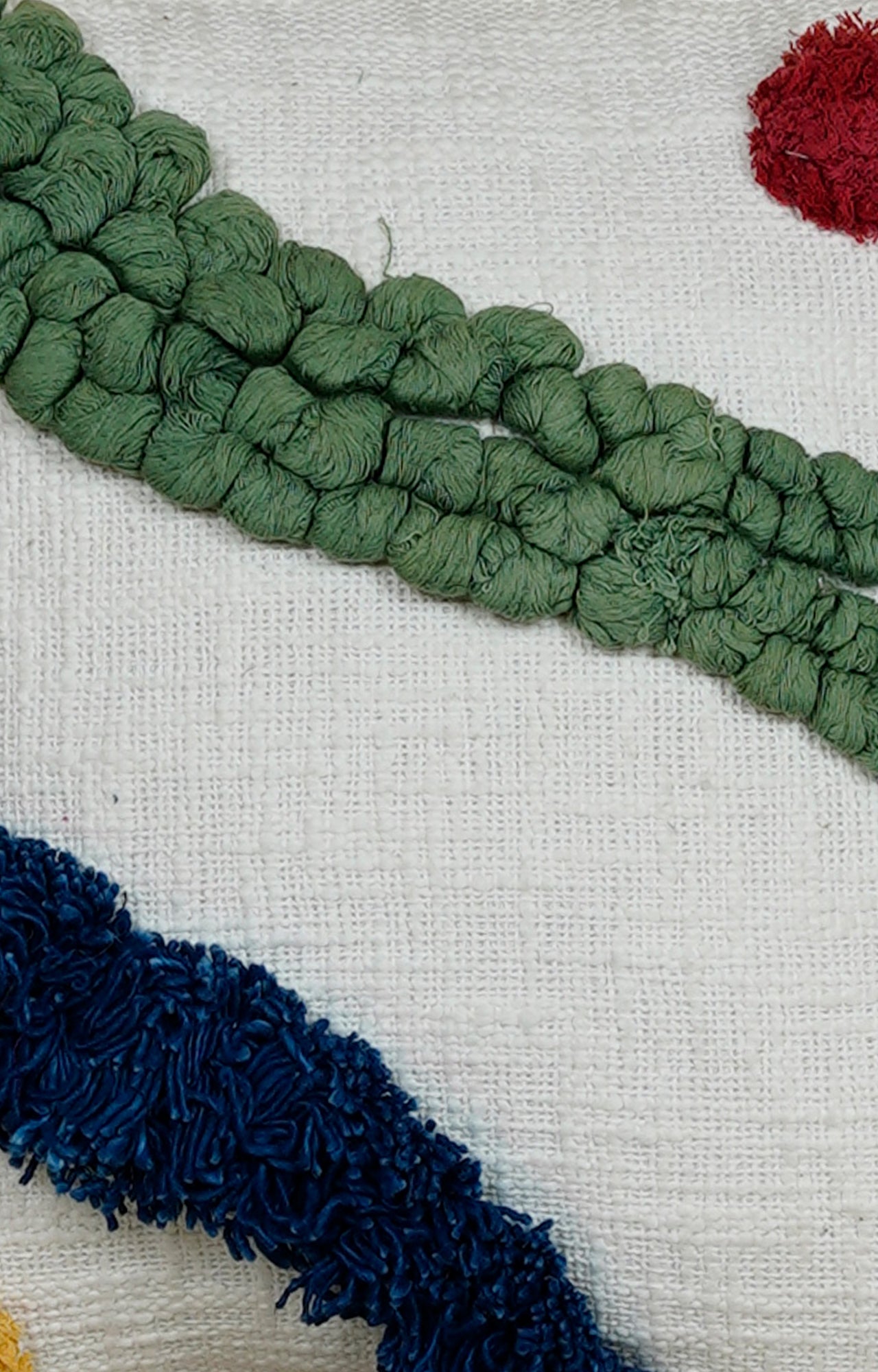 Abstract Tufted Cushion