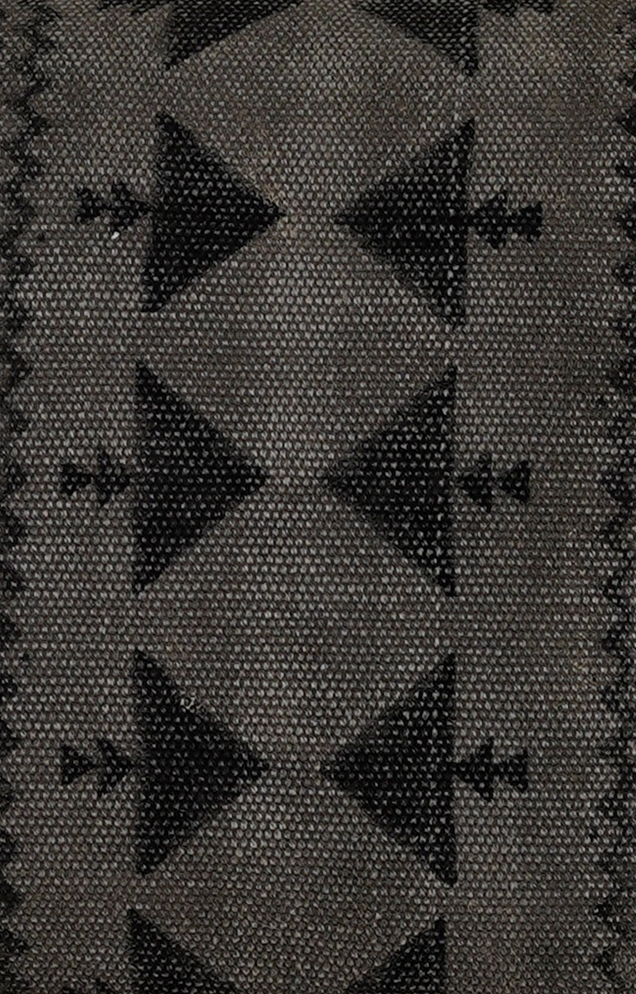 Monochromatic Black Printed Cushion