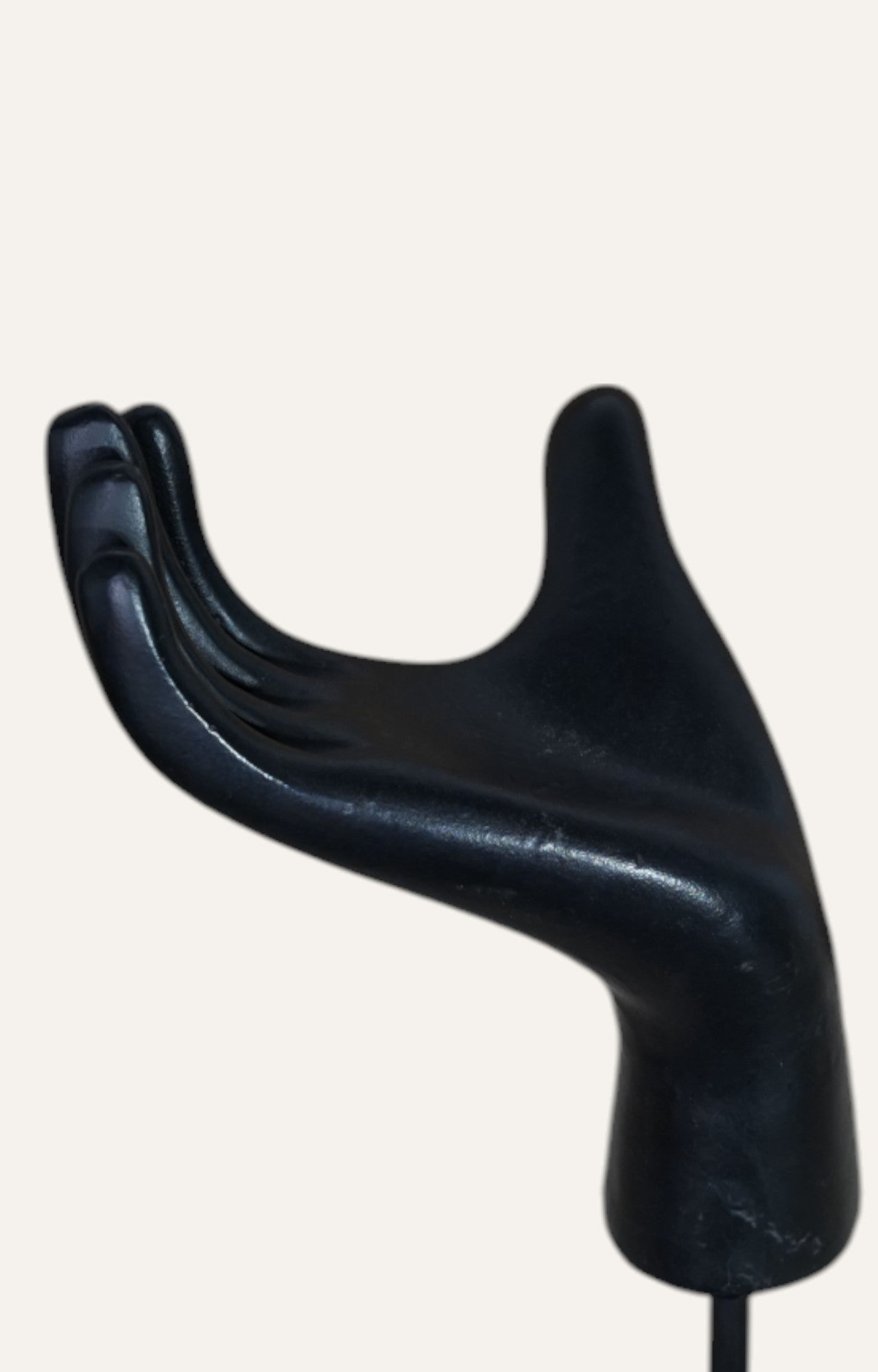 Modern Home Decor Black Hand Sculpture
