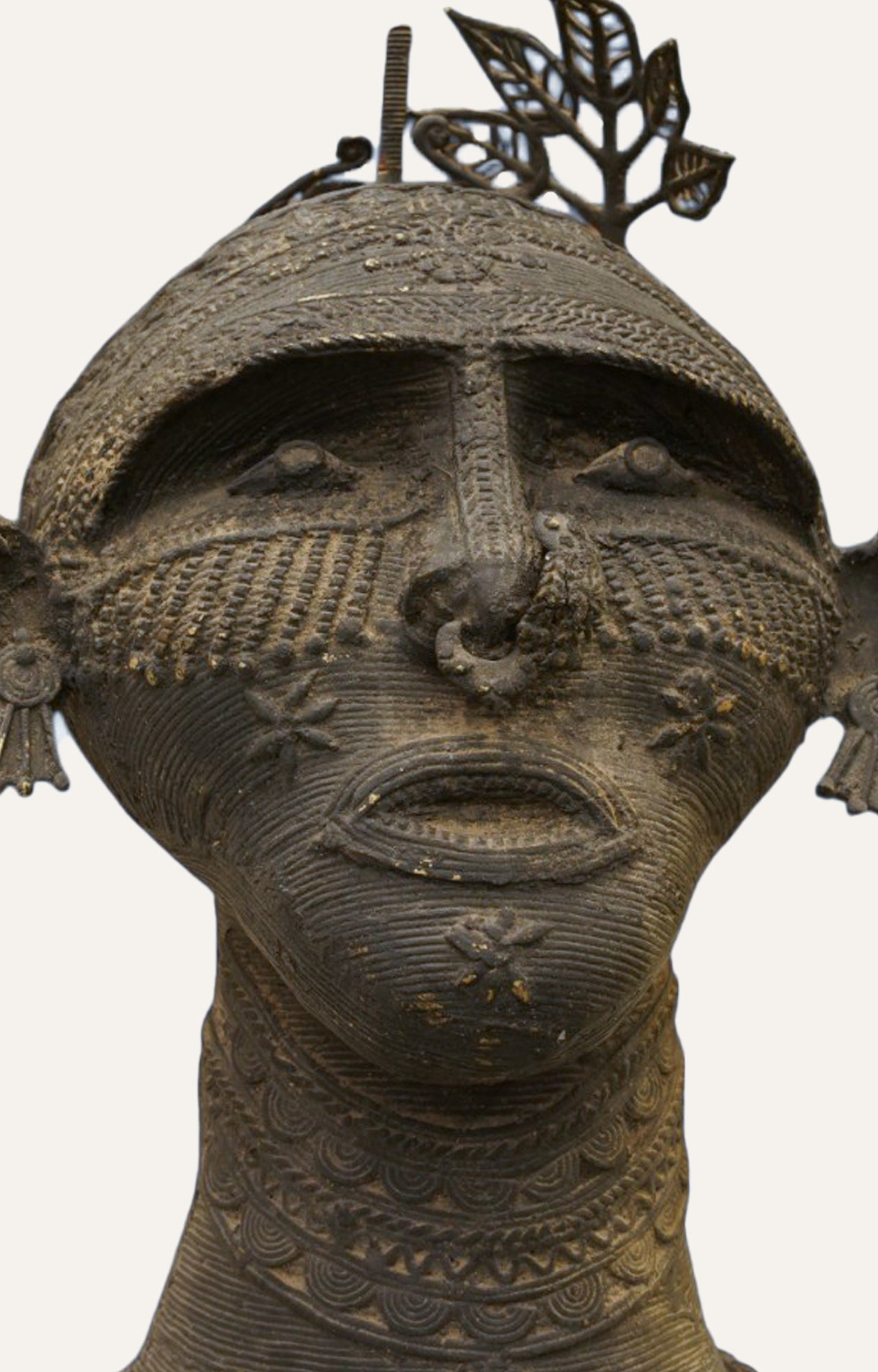 Queen Dhokra Tribal  Handcrafted Brass Figurine Vintage Sculpture Home Décor