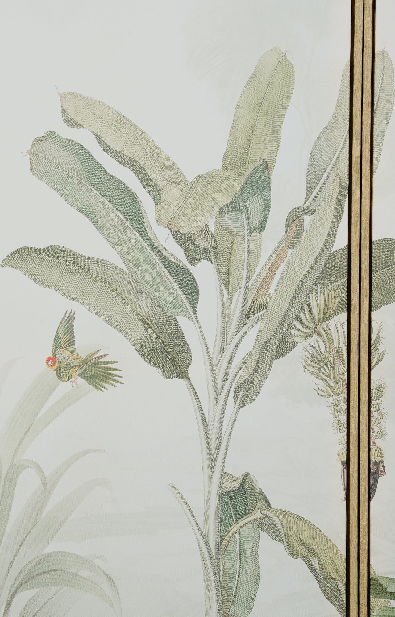 Coastal Palm Canvas Painting Print Set of 3