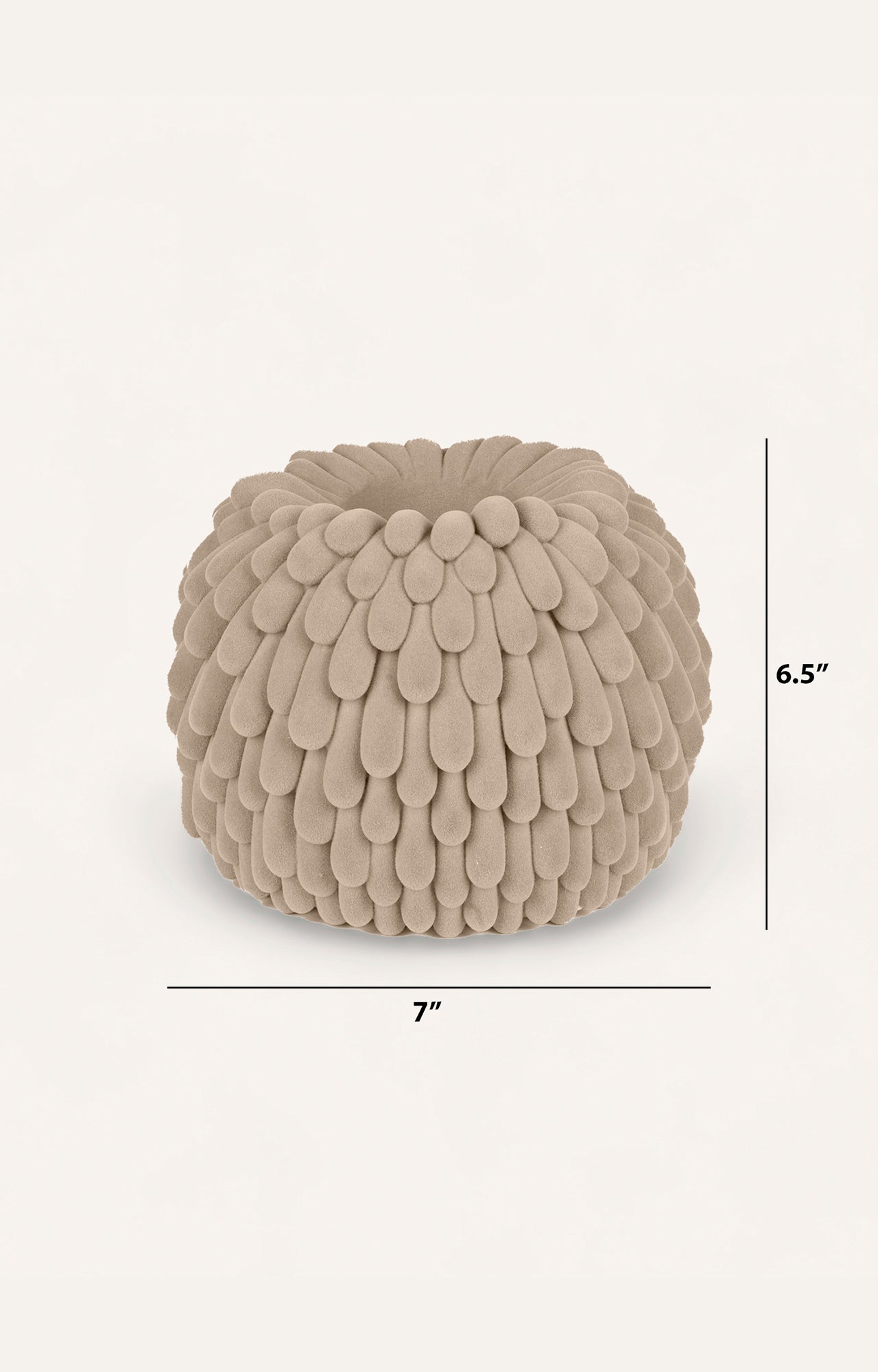 Fuzzy Texture Cactus Vase Set