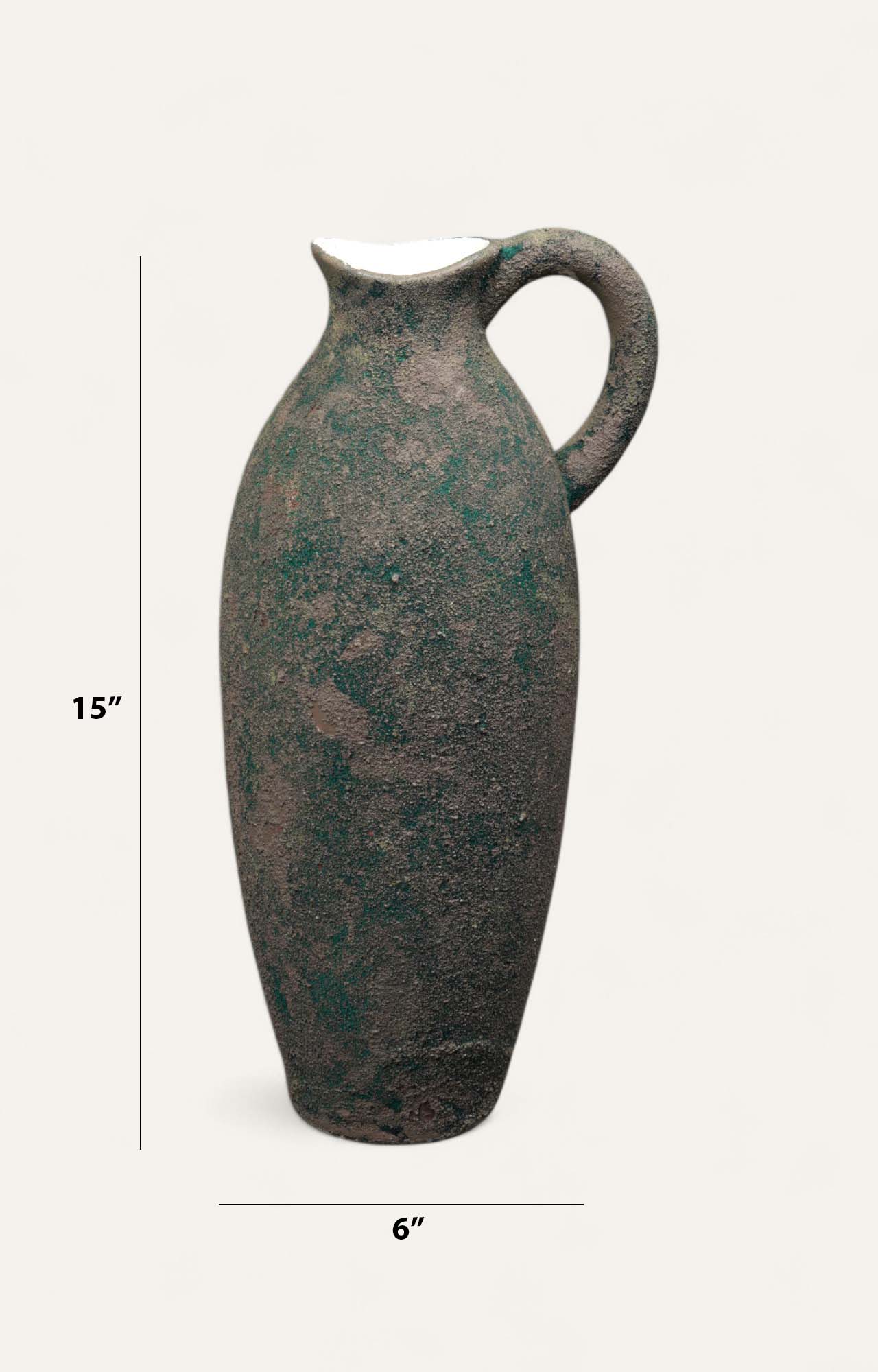 Rustic Textured Ceramic Jug