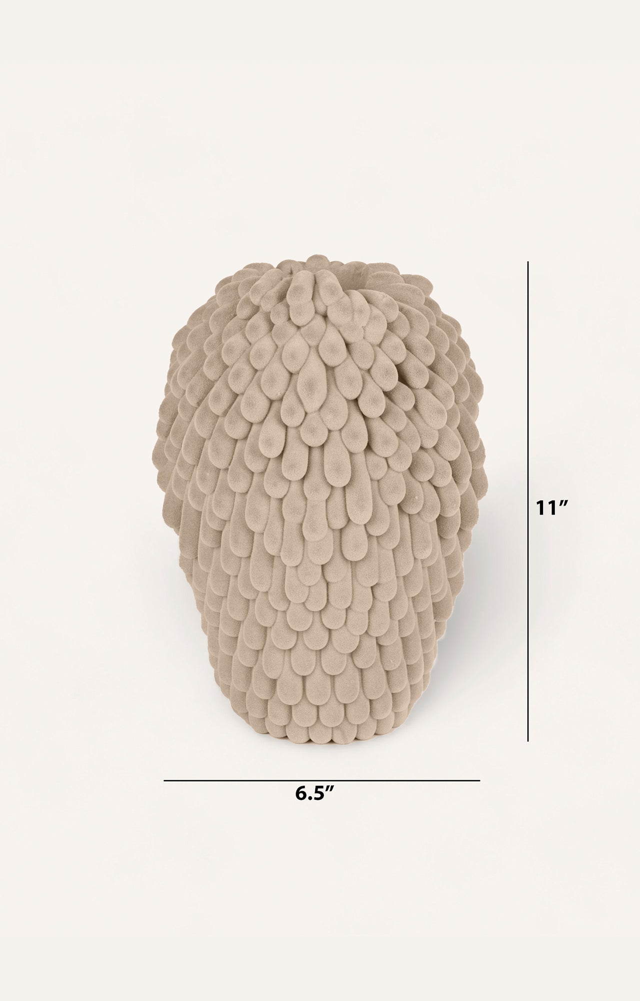 Fuzzy Texture Cactus Vase Set