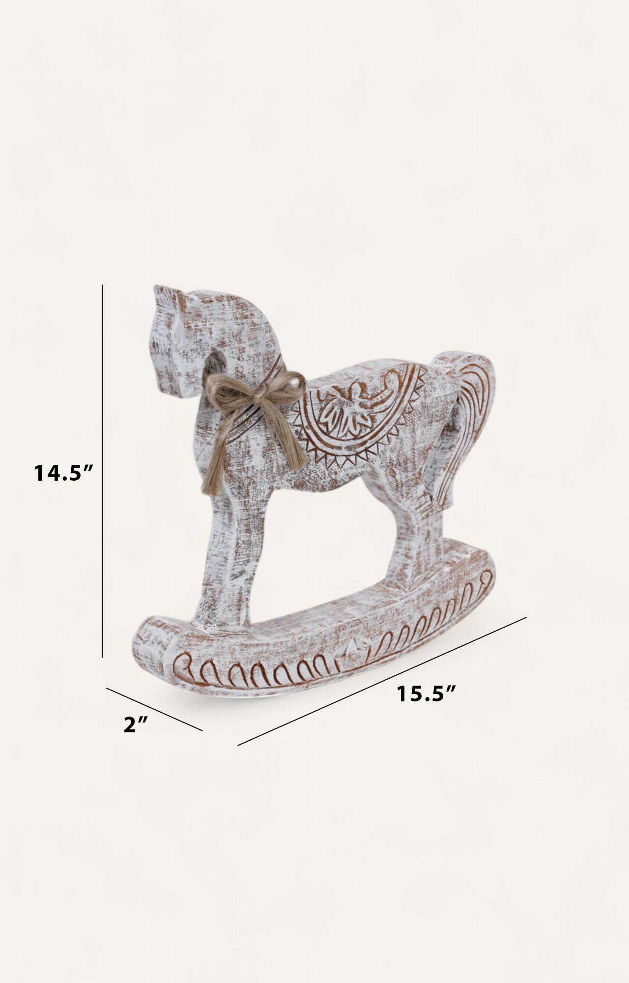 Snowy Steed Christmas Horse