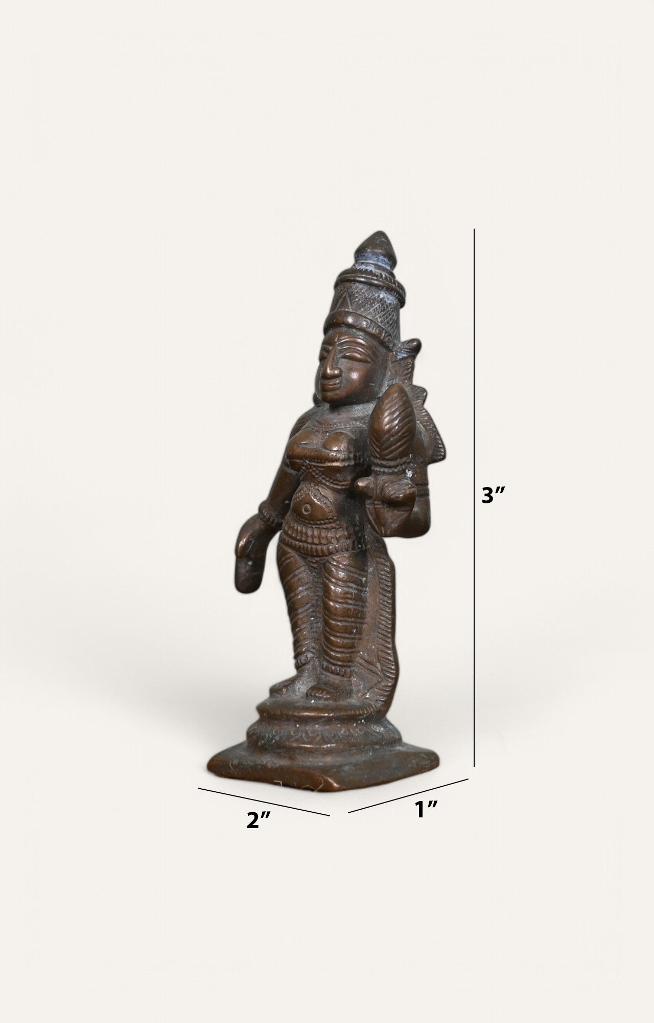 Devi Indian Bronze Sculpture