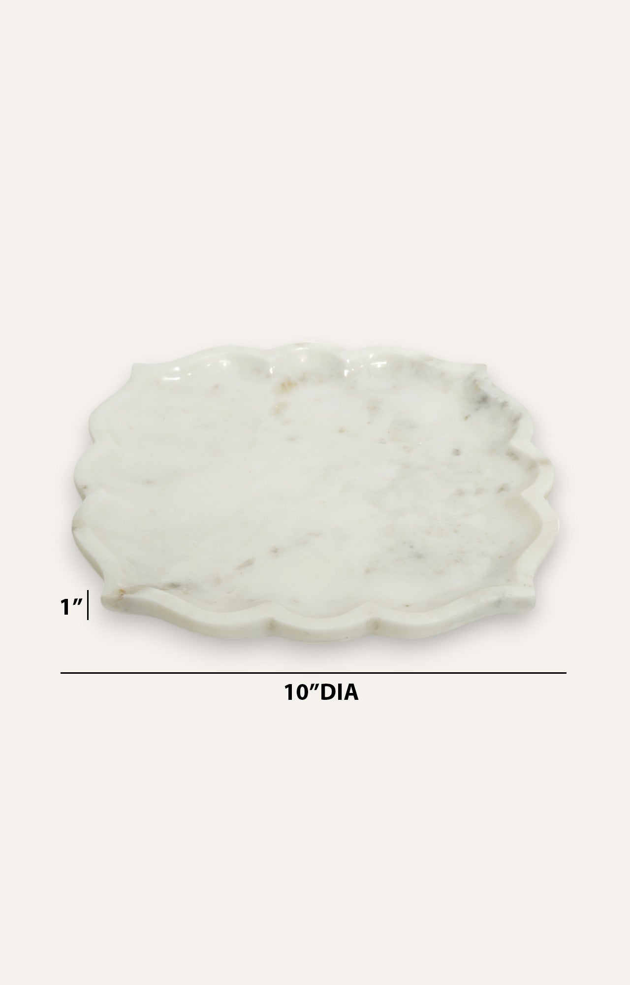 White Marble Maroc Platter