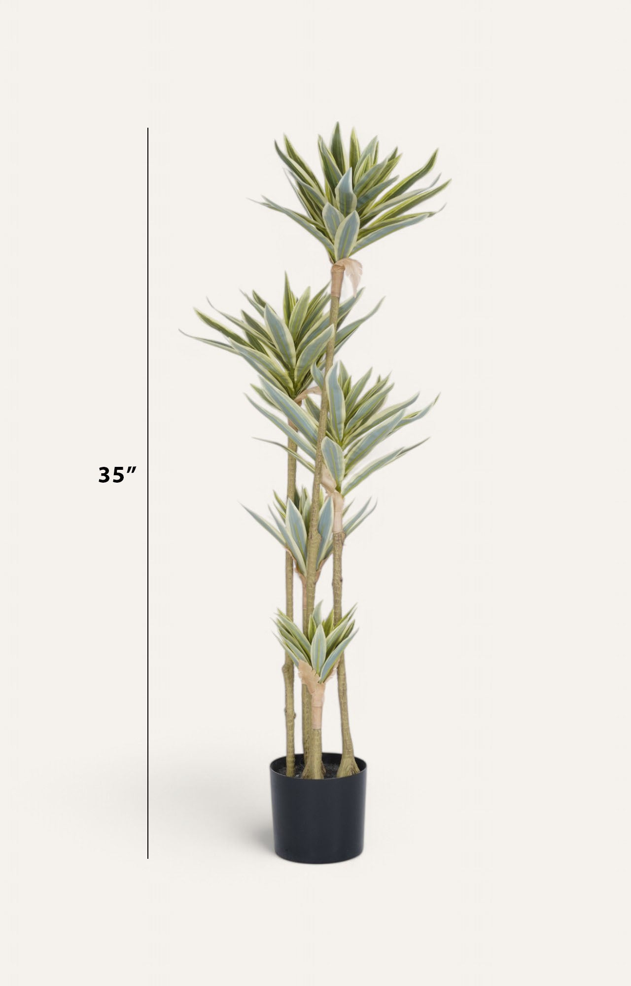 Artificial Green Succulent Agave Plant -  3 Feet