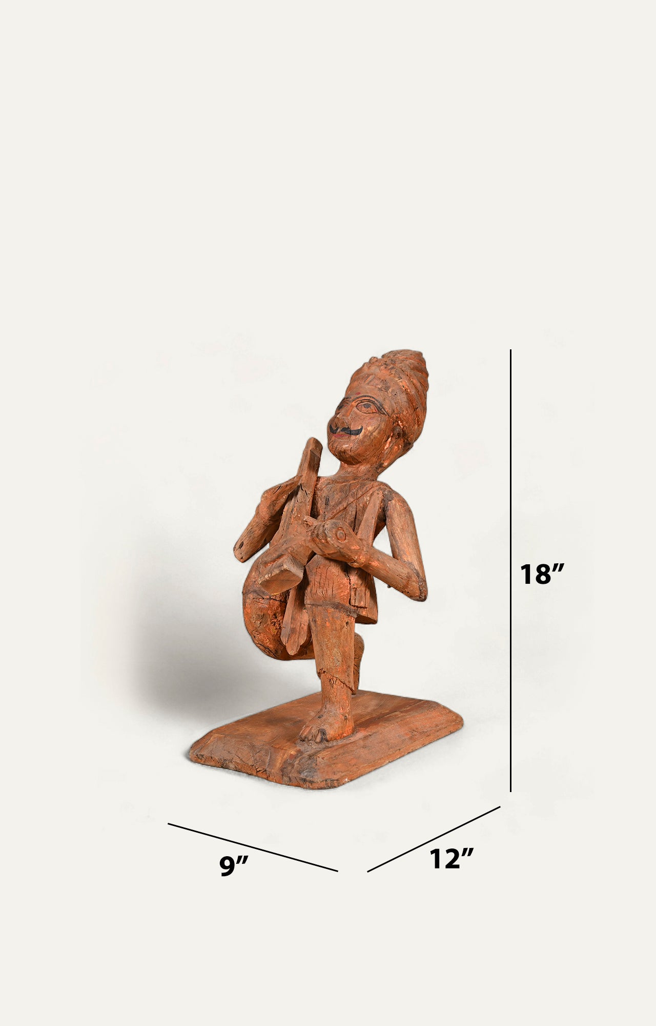 Hanuman's Call Wooden Figurine