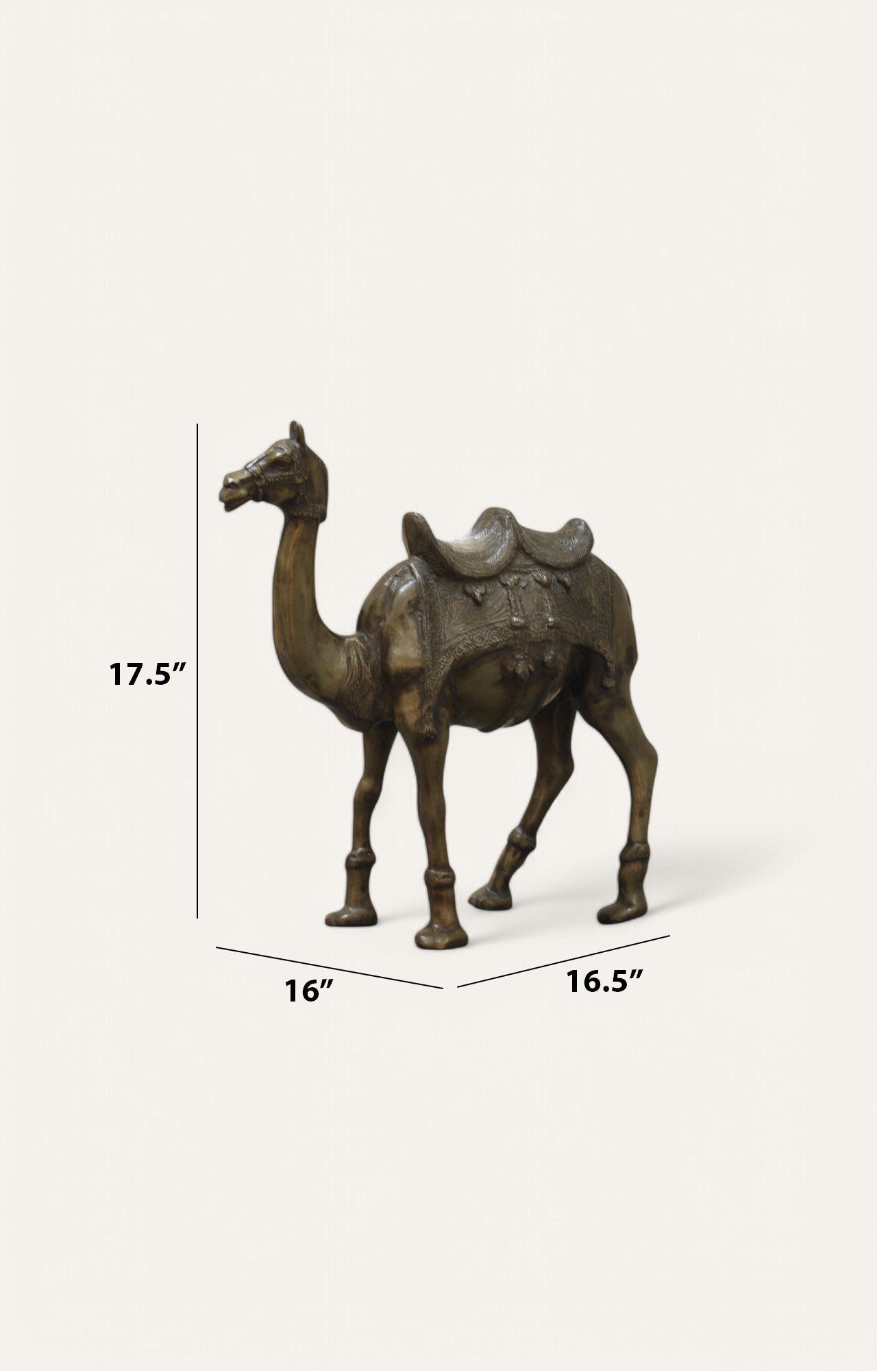 Dhokra Traditiona Brass Camel Scupture Home Décor