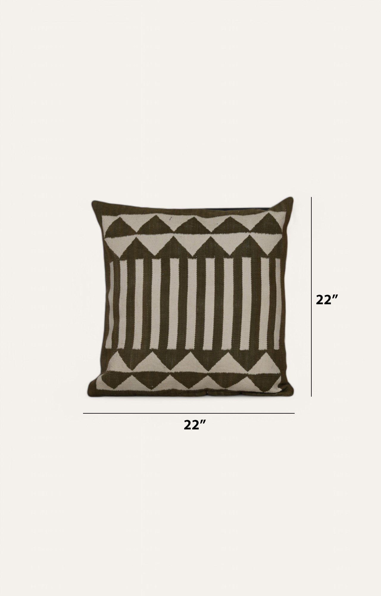 Geometric pattern Handwoven Cushion