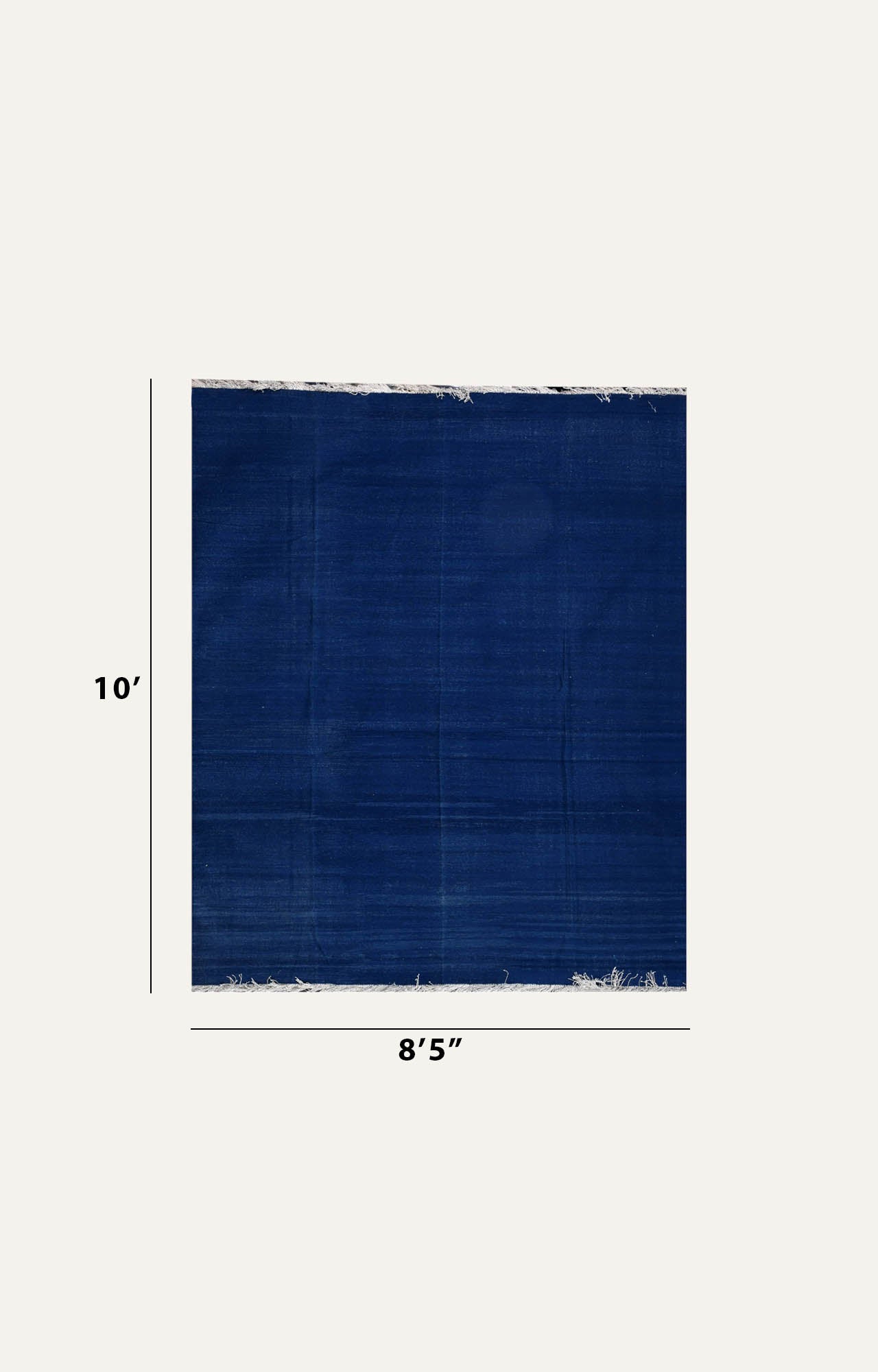 Handwoven  Blue Modern Woolen Rug