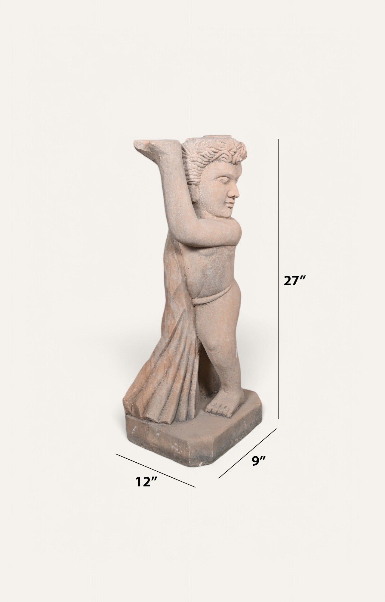 Roman Angel Sandstone Sculpture