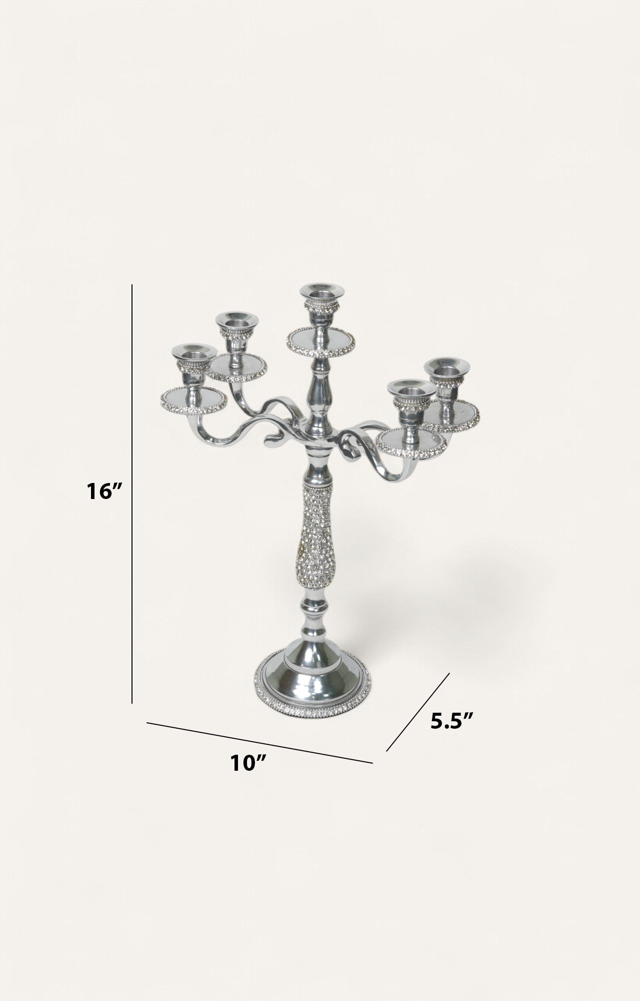 Victorian 5-Arm Grand Candle Holder