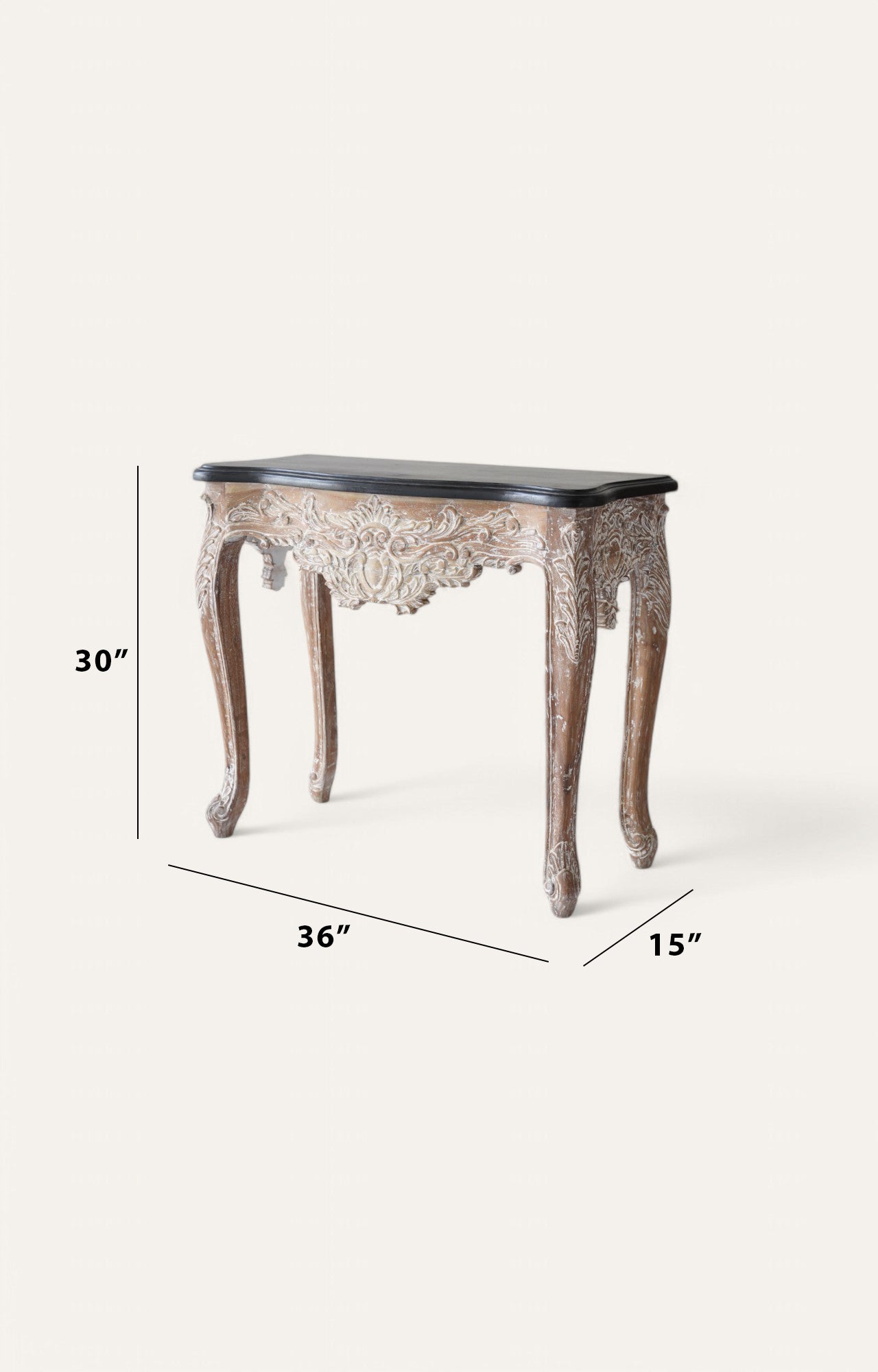 Antique Wooden Carving Console Table