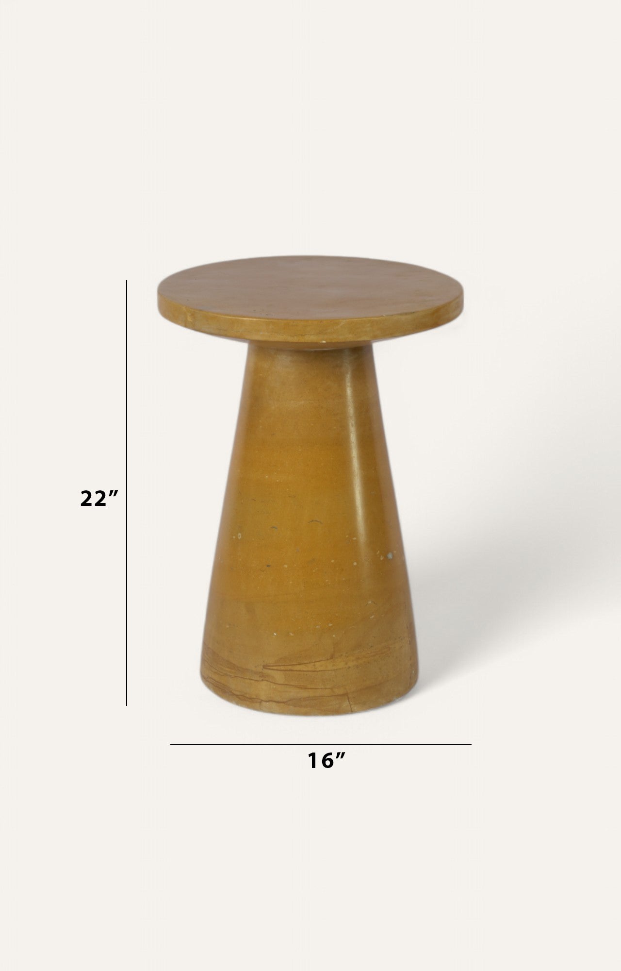 Minimal brown side table