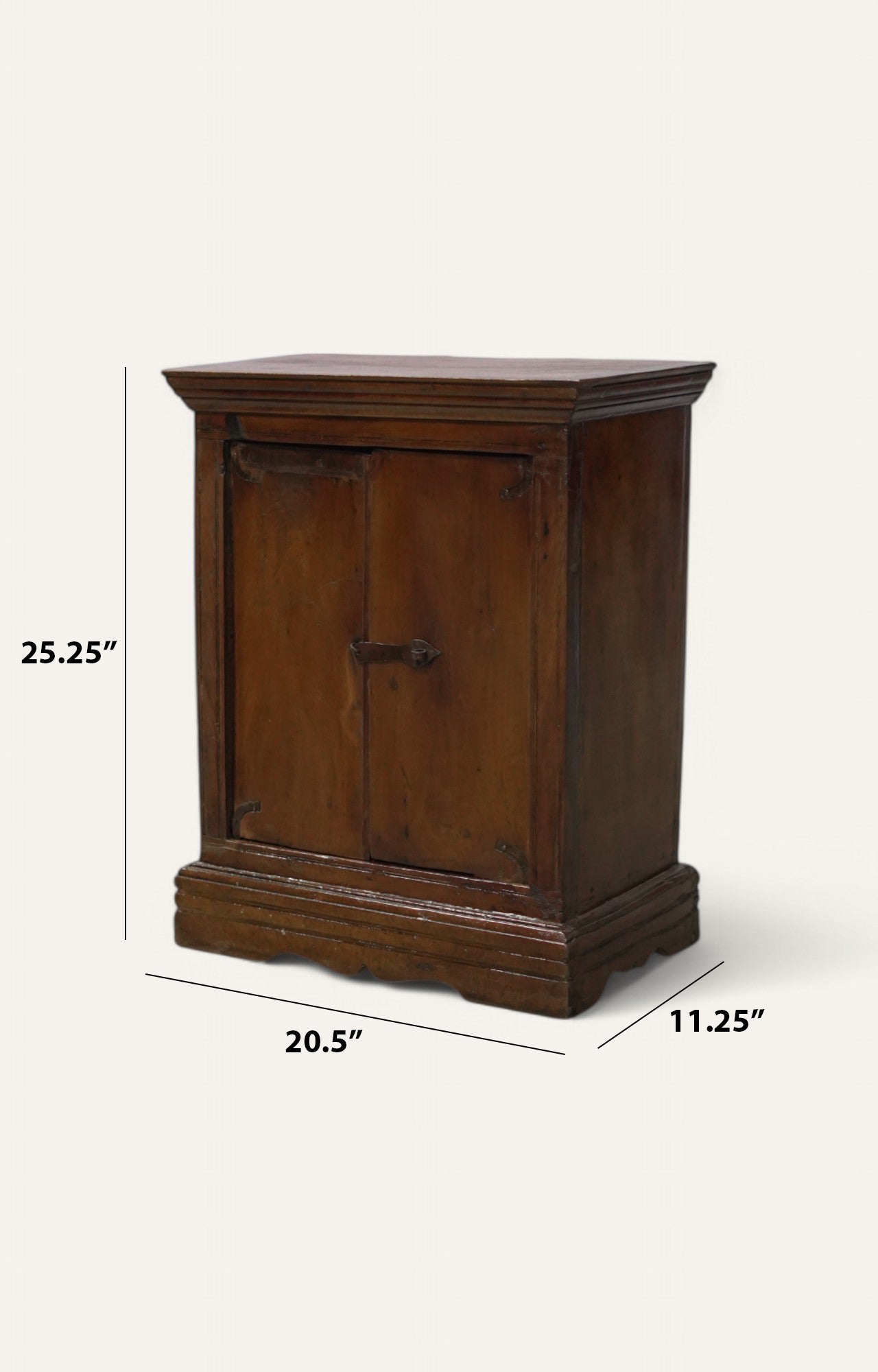 Aria Wooden Vintage Storage Cabinet