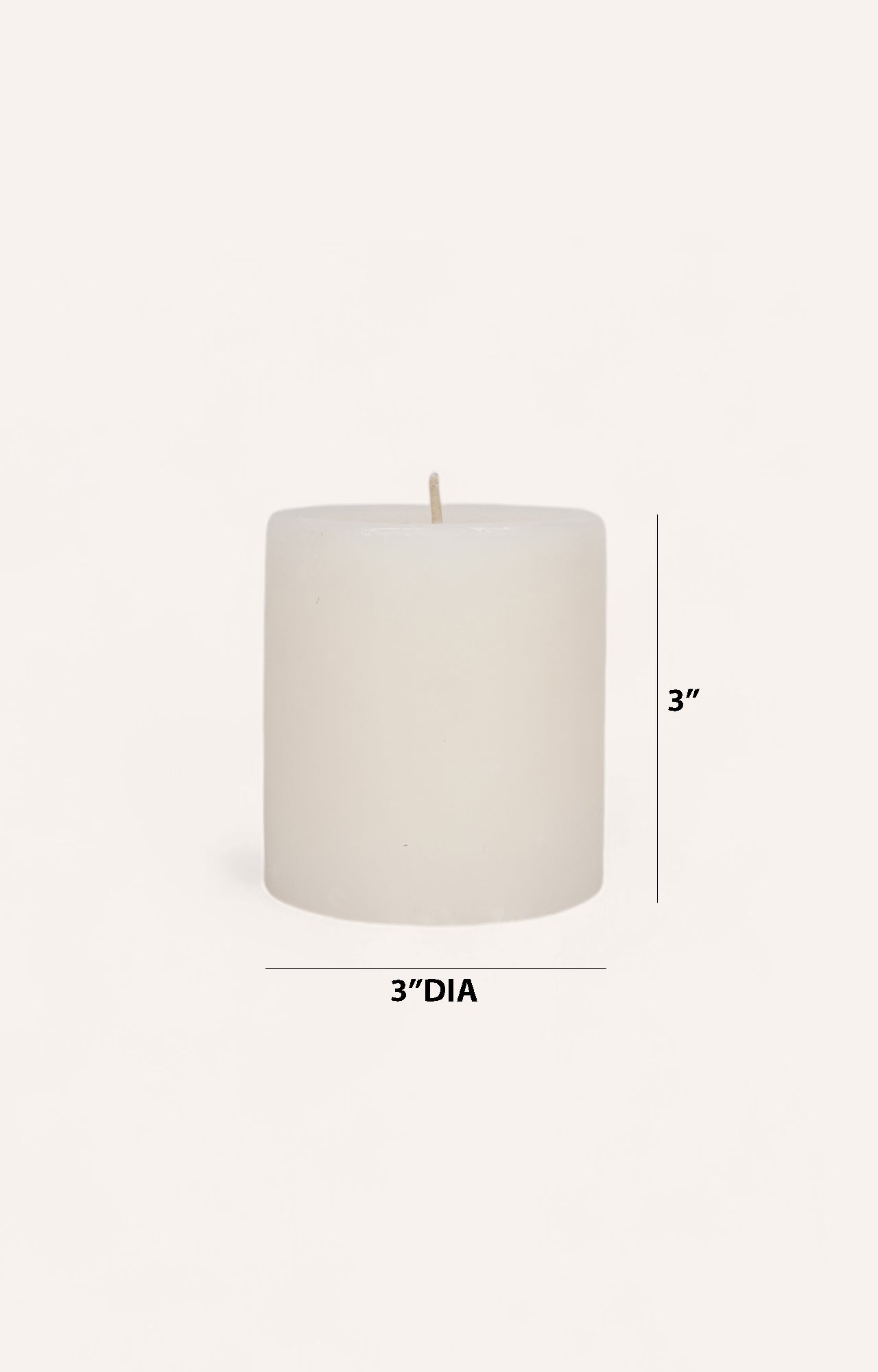 Small Candle - White