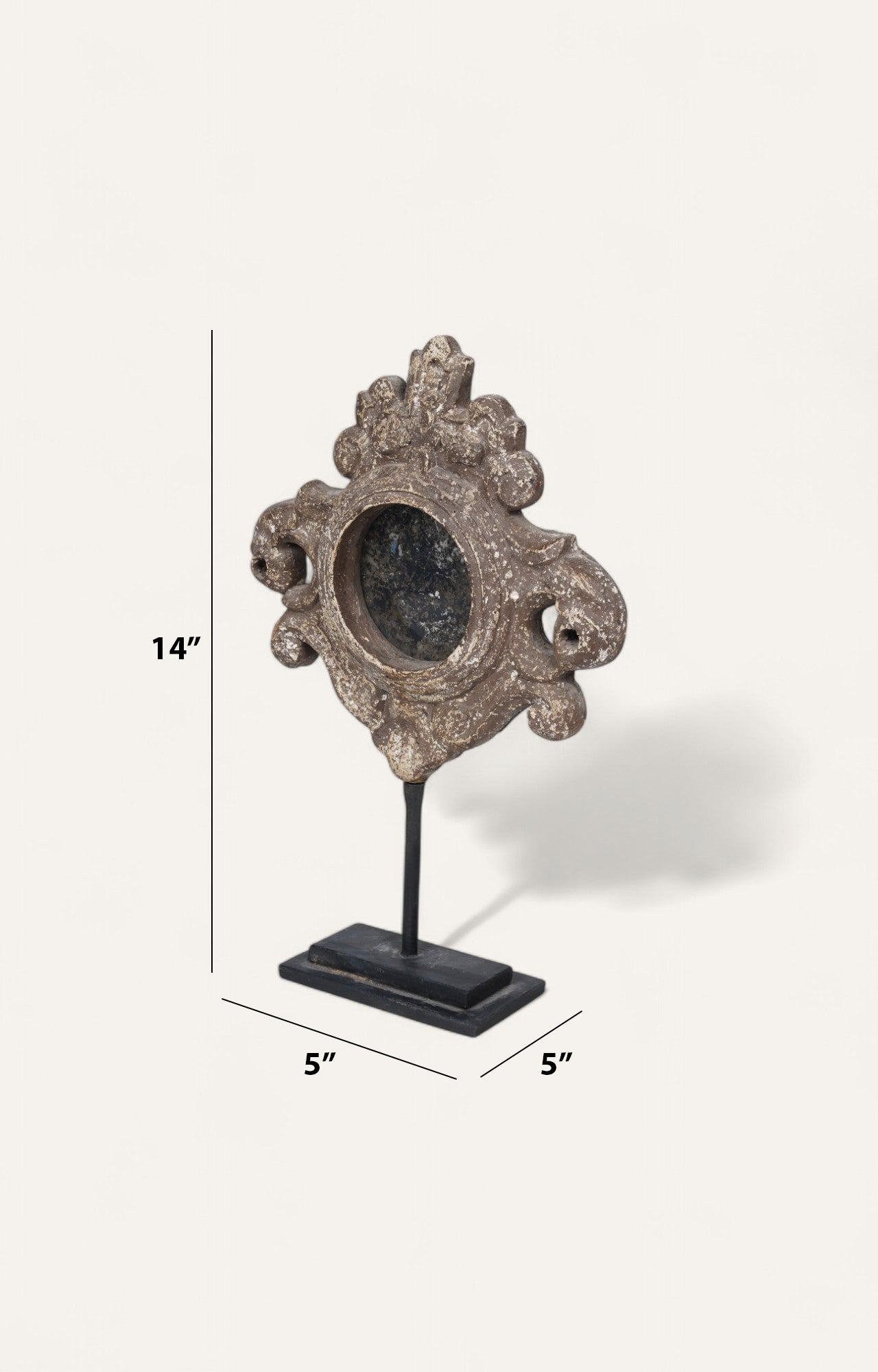 Ornate French-Style Mirror Fragment