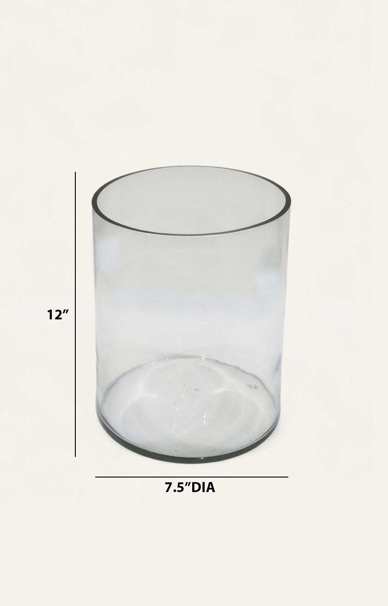 Wide Cylinder Statement Vase