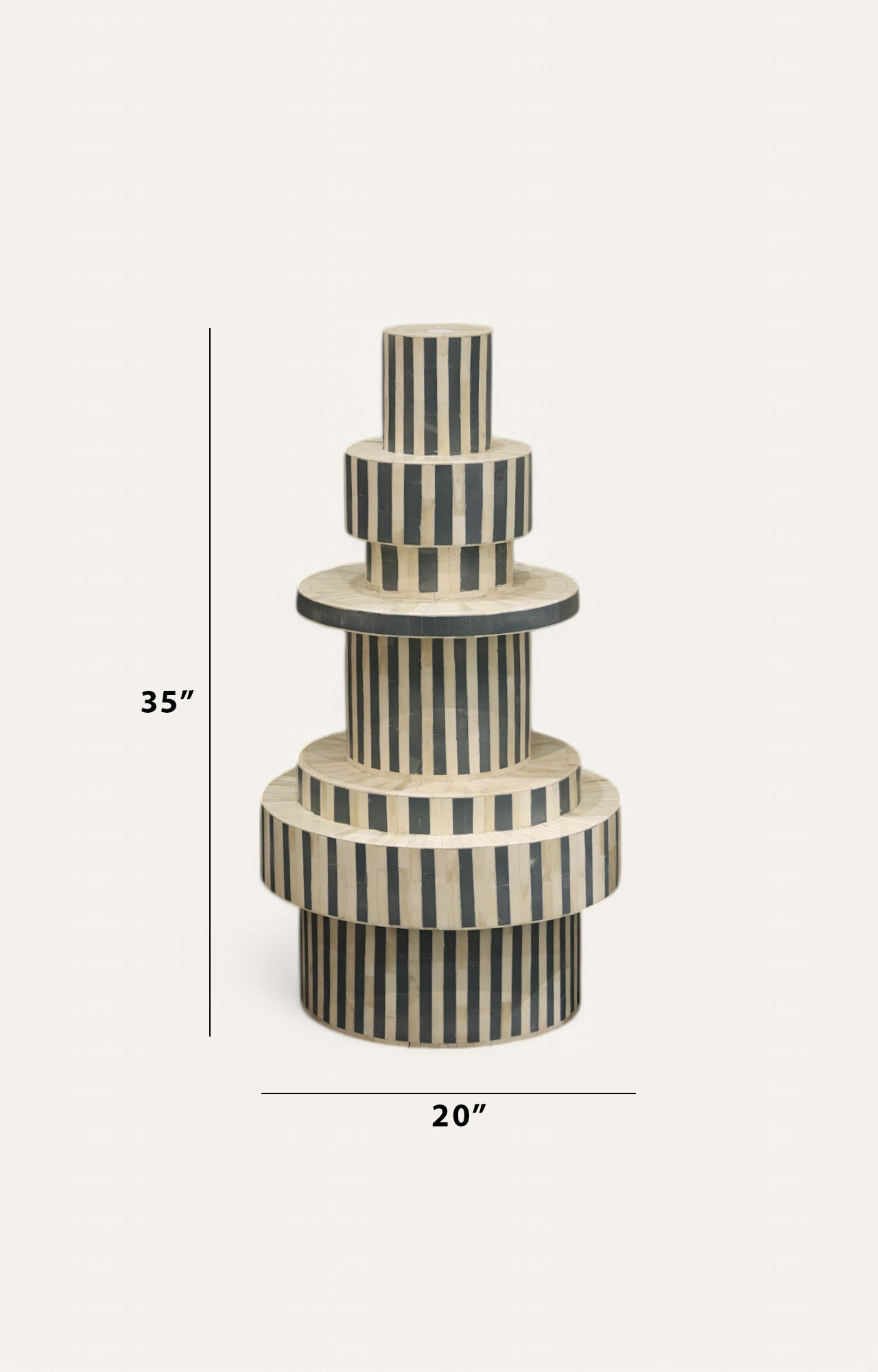 Bone Resin side table