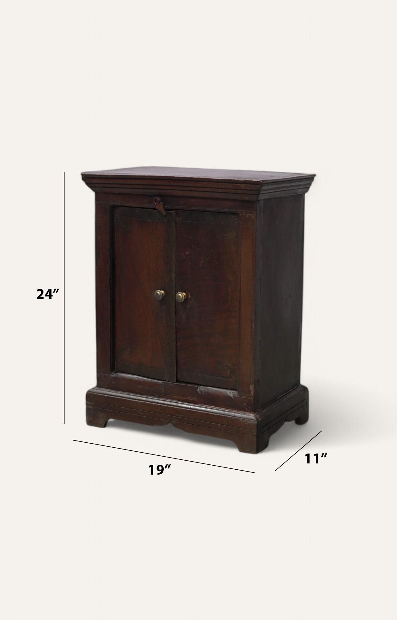 Eden Double Door Wooden Cabinet