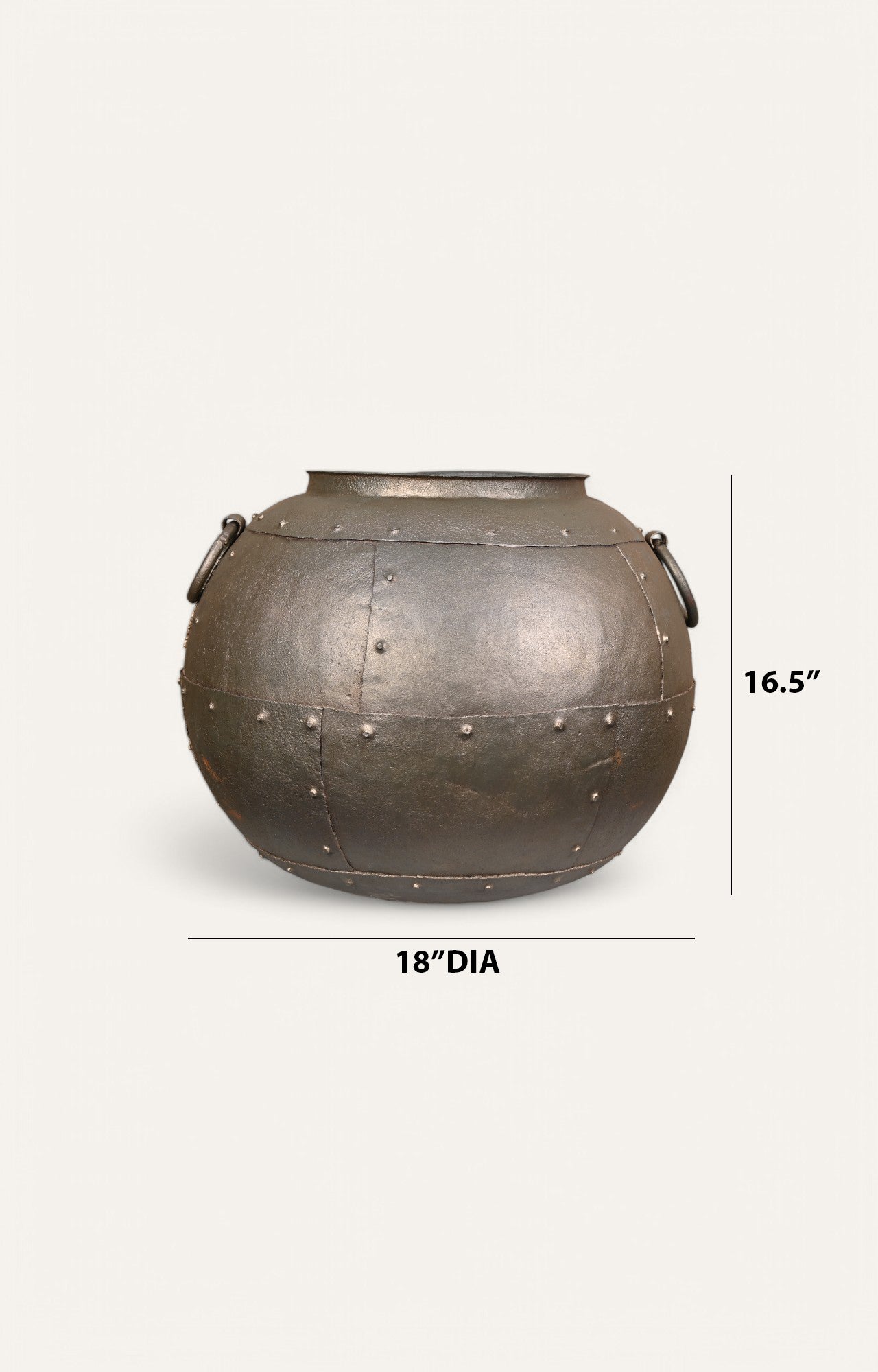 Heritage Rivet Metal Pot