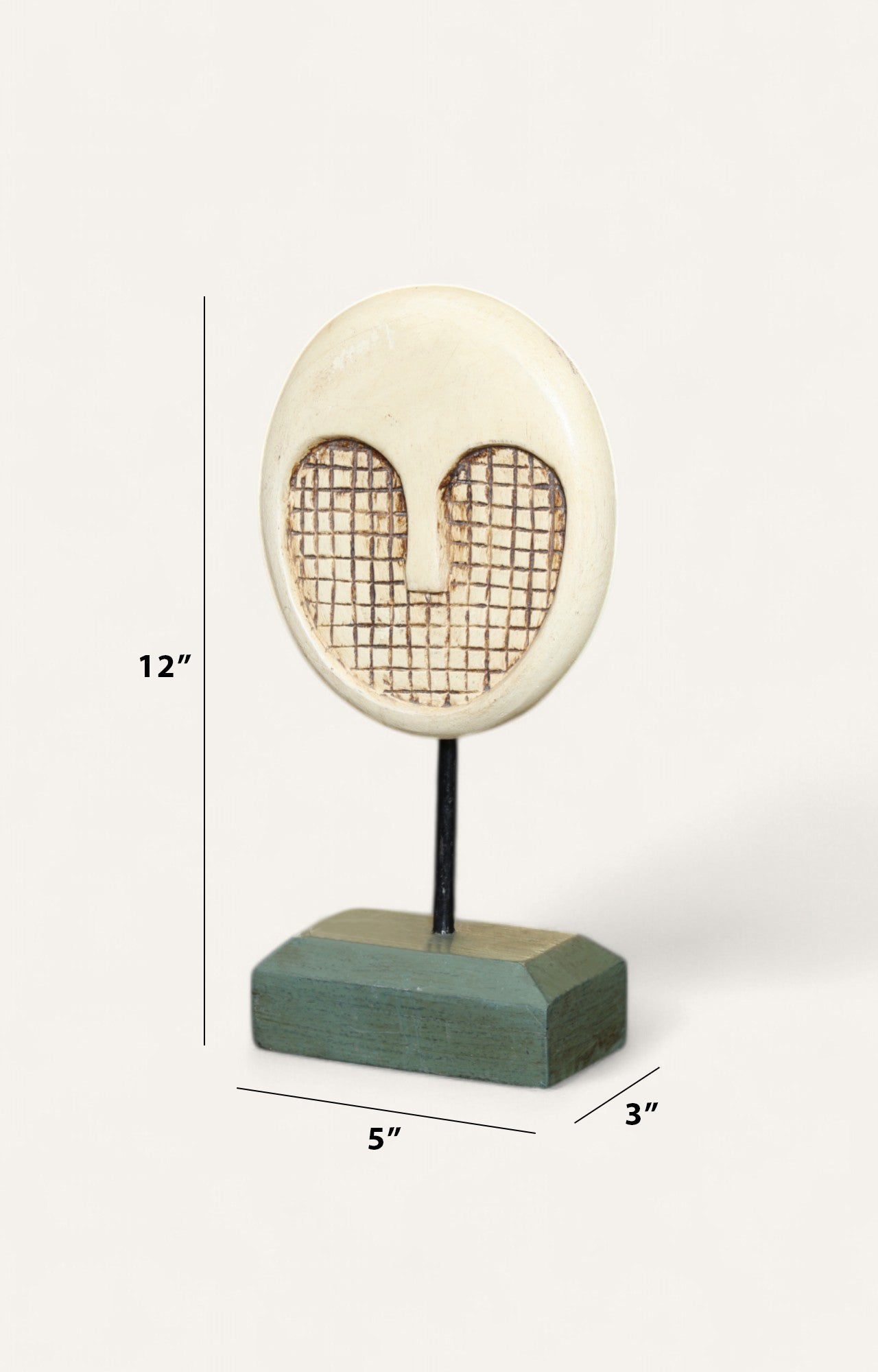 Wood Mask Décor Set of 3