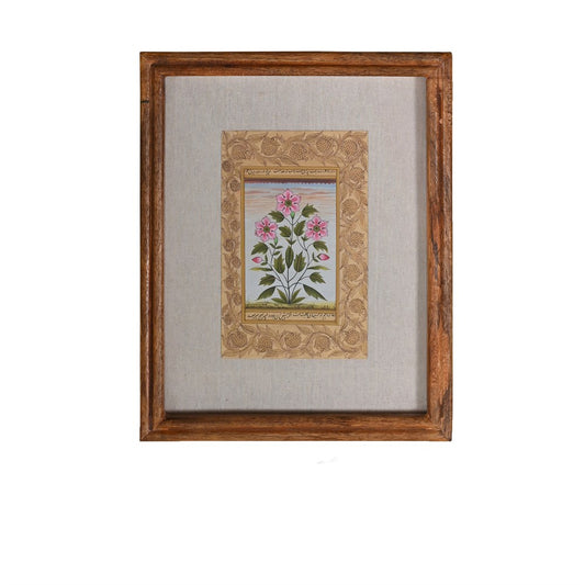 Miniature botanical hand painting (Framed)