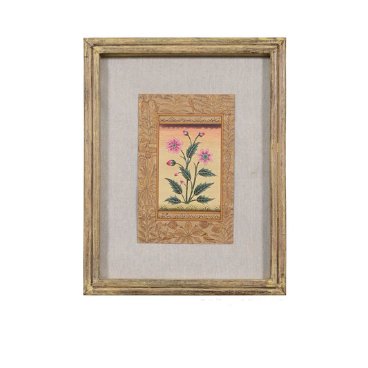 Miniature botanical hand painting (Framed)