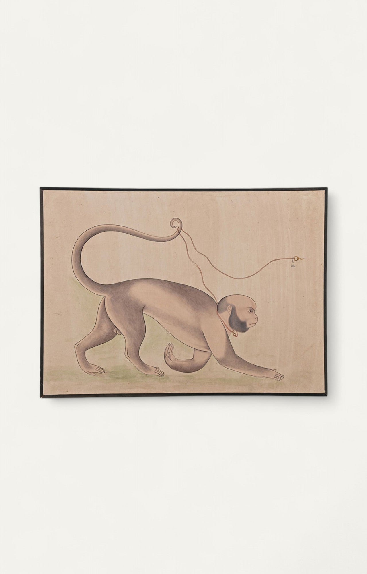 Mughal Art Monkey Handmade Painting