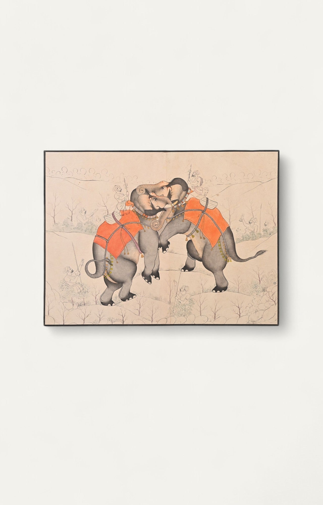 The Battle of Majestic Beasts Painting