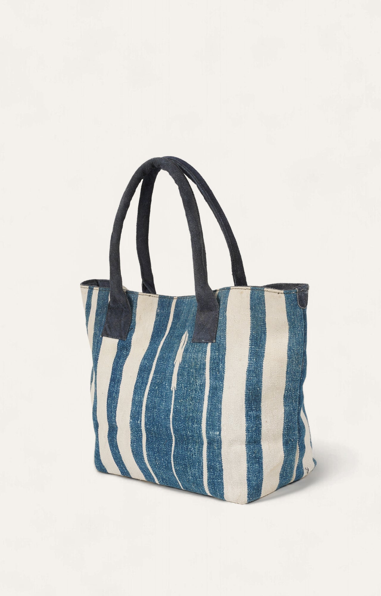 Striped Handwoven Cotton Tote Bag